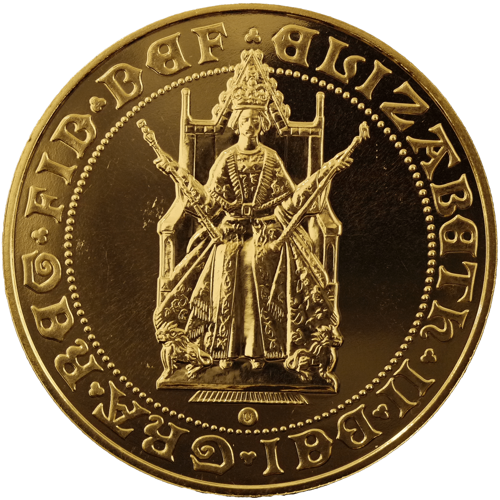 イギリス 5ポンド金貨 1989年 ロンドン鋳 ソヴリン金貨発行500周年｜NJ