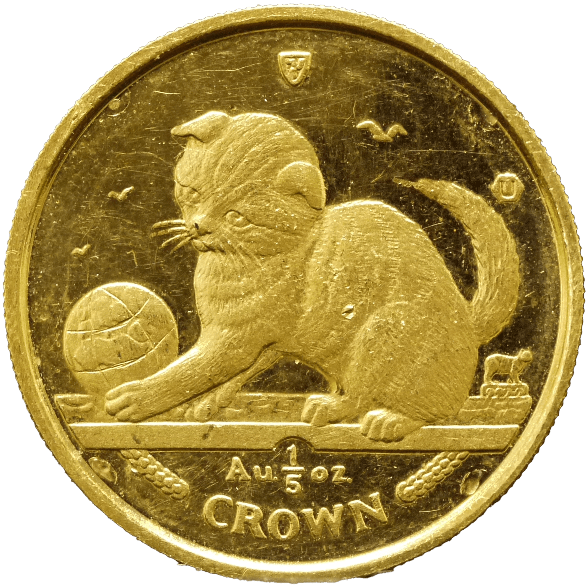マン島 1/5クラウン金貨 2000年 ポブジョイ鋳 スコティッシュフォールド - NJ BUYER'S MARKETPLACE