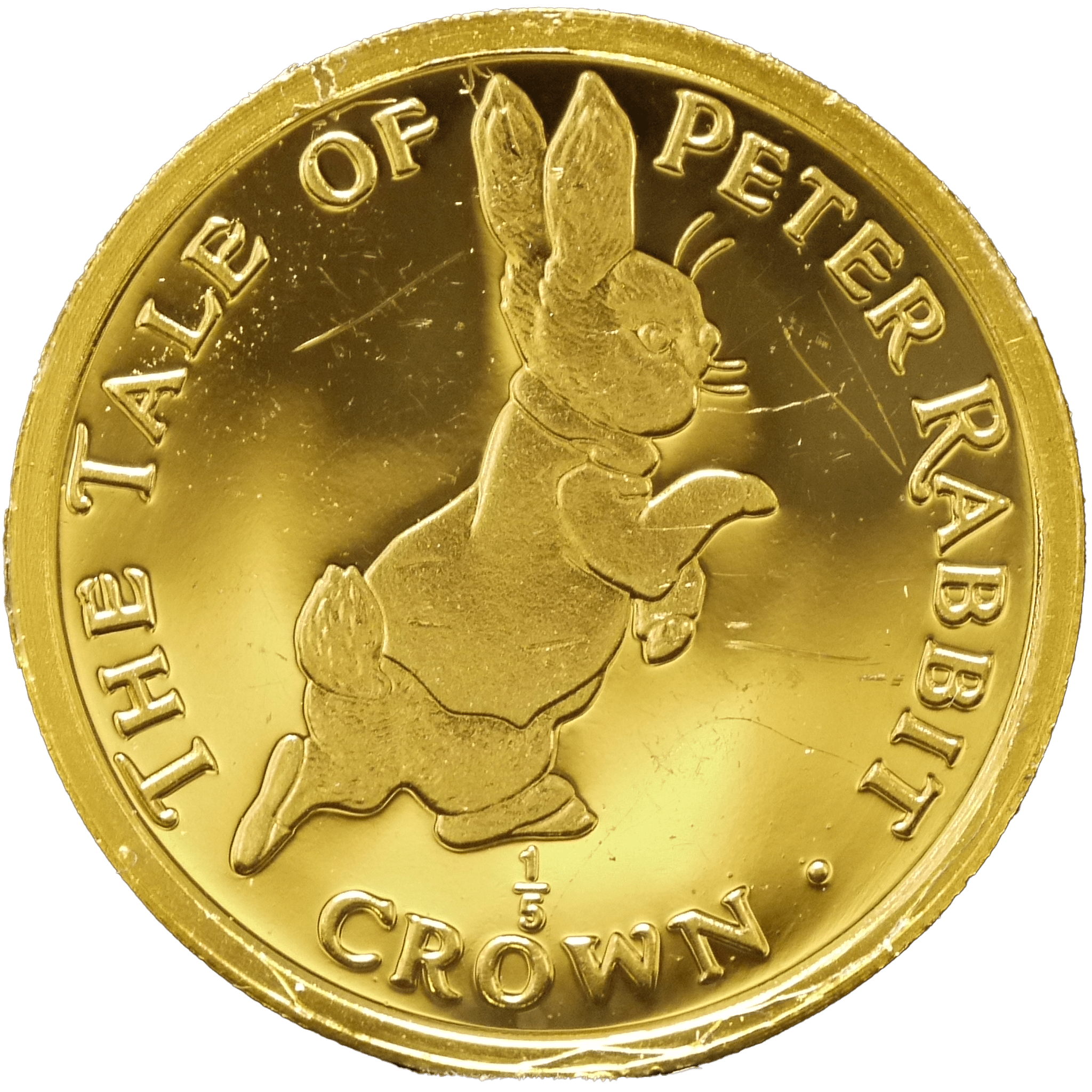 【特価】ジブラルタル 1/5クラウン金貨 1995年 ポブジョイ鋳 ピーターラビット - NJ BUYER'S MARKETPLACE