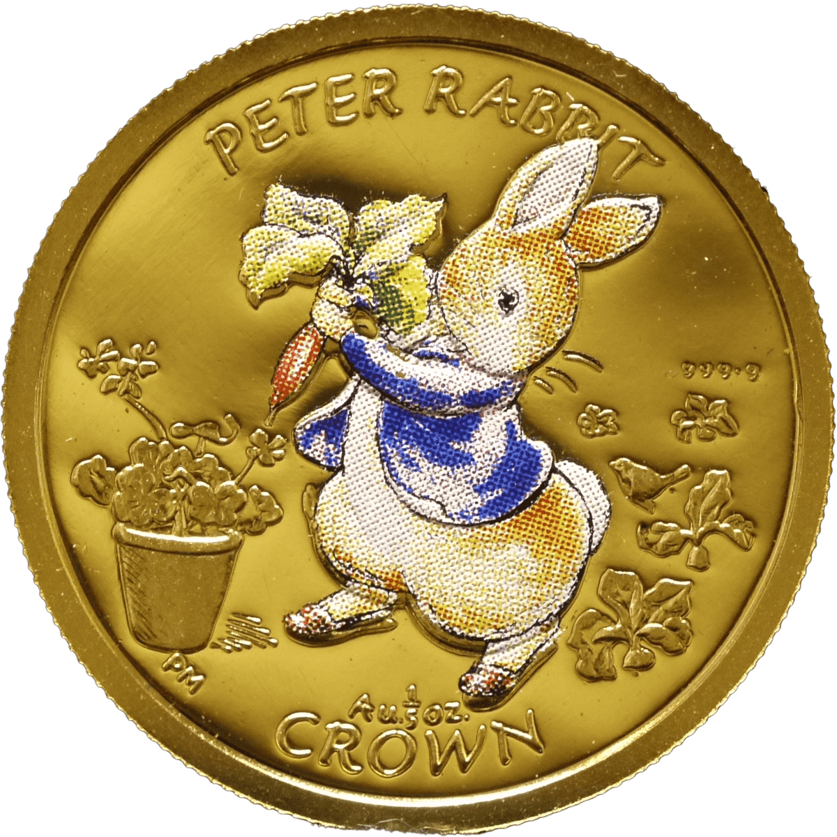 特価】ジブラルタル 1/5クラウン金貨 2003年 ポブジョイ鋳 ピーター