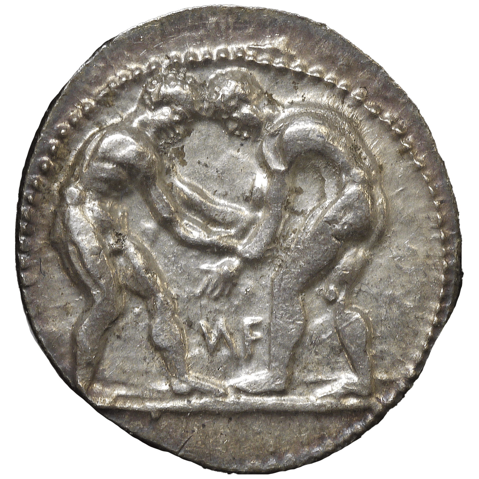古代ギリシア パンフィリア地方アスペンドス スターテル銀貨 前380～前330年頃  後期モデル 古代オリンピック優勝記念
