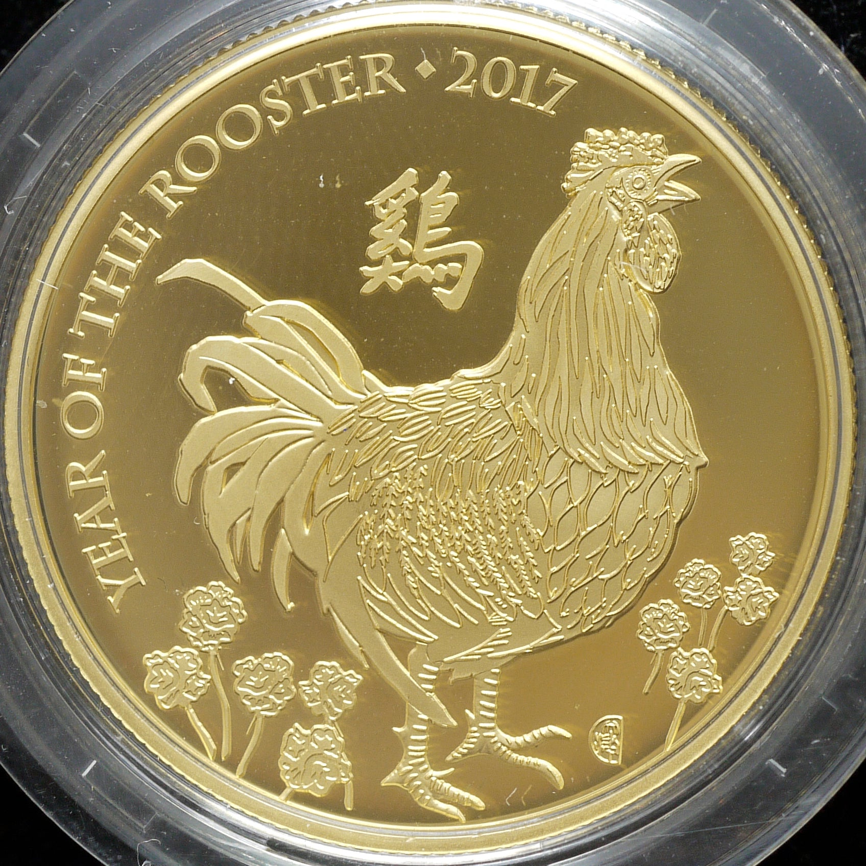 イギリス 100ポンド金貨 2017年 ロンドン鋳 干支 酉年