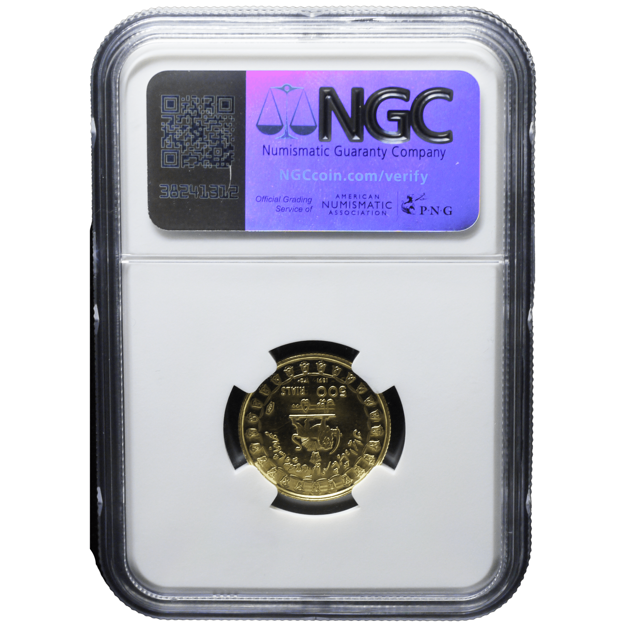 イラン 500リアル金貨 1971年 オタワ鋳 グリフィン NGC PF Details - NJ BUYER'S MARKETPLACE