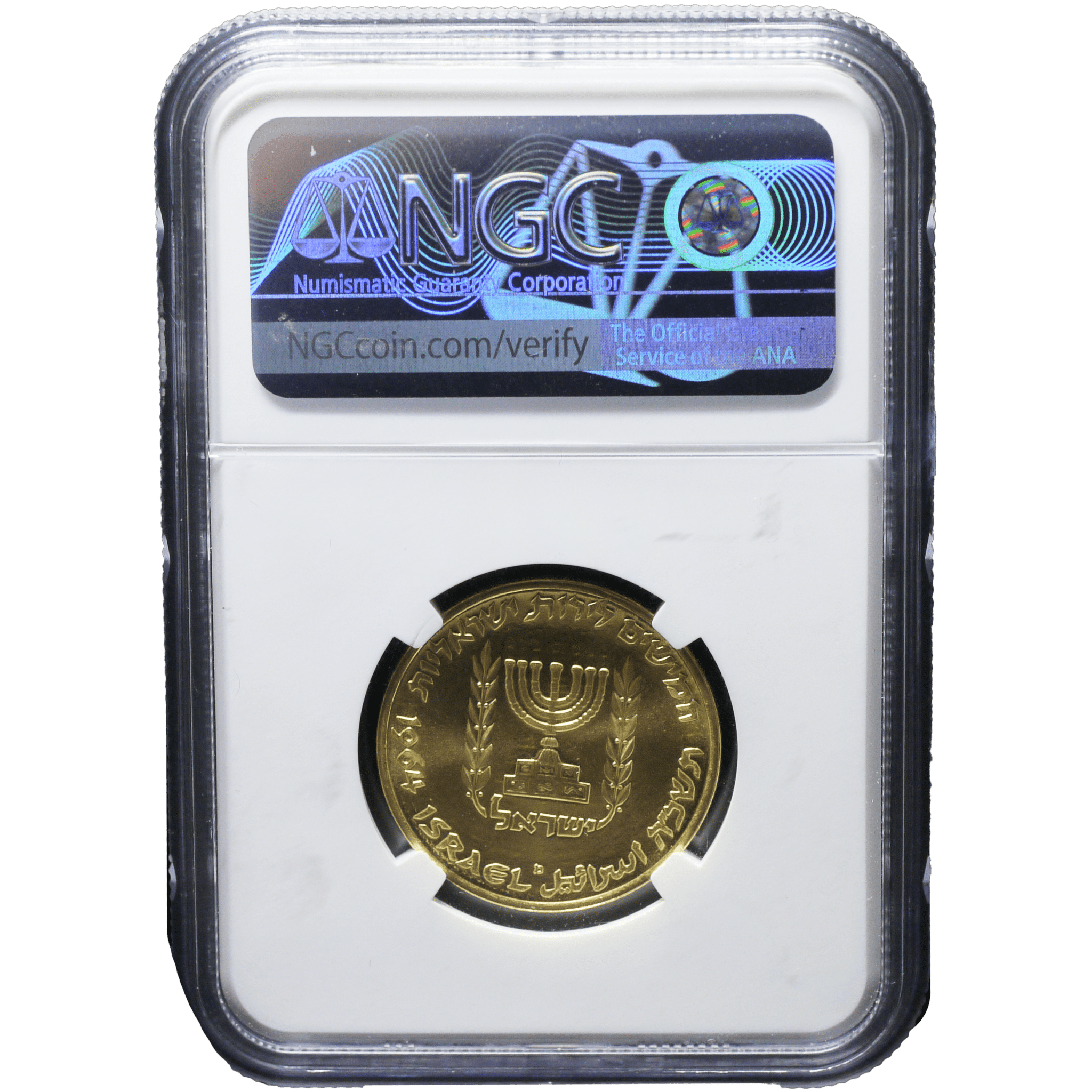 イスラエル 50リロット金貨 1964年 ベルン鋳 コルヌコピア NGC PF67 - NJ BUYER'S MARKETPLACE