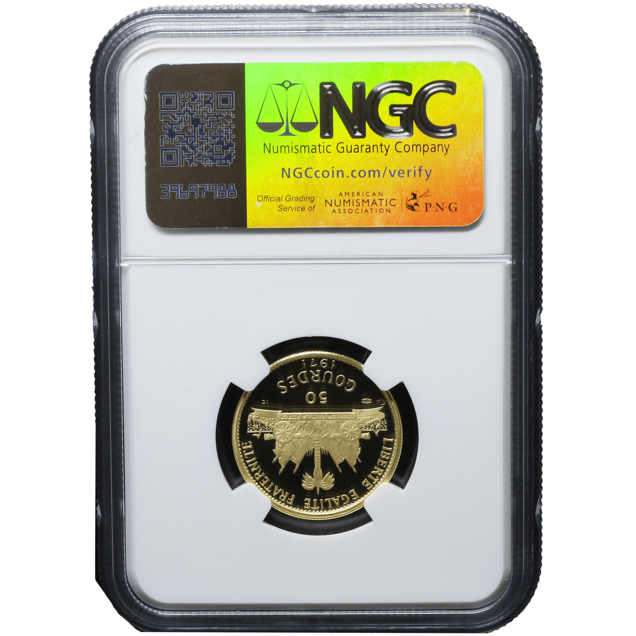 ハイチ 50グールド金貨 1971年 兵士たち NGC PF68UC - NJ BUYER'S MARKETPLACE