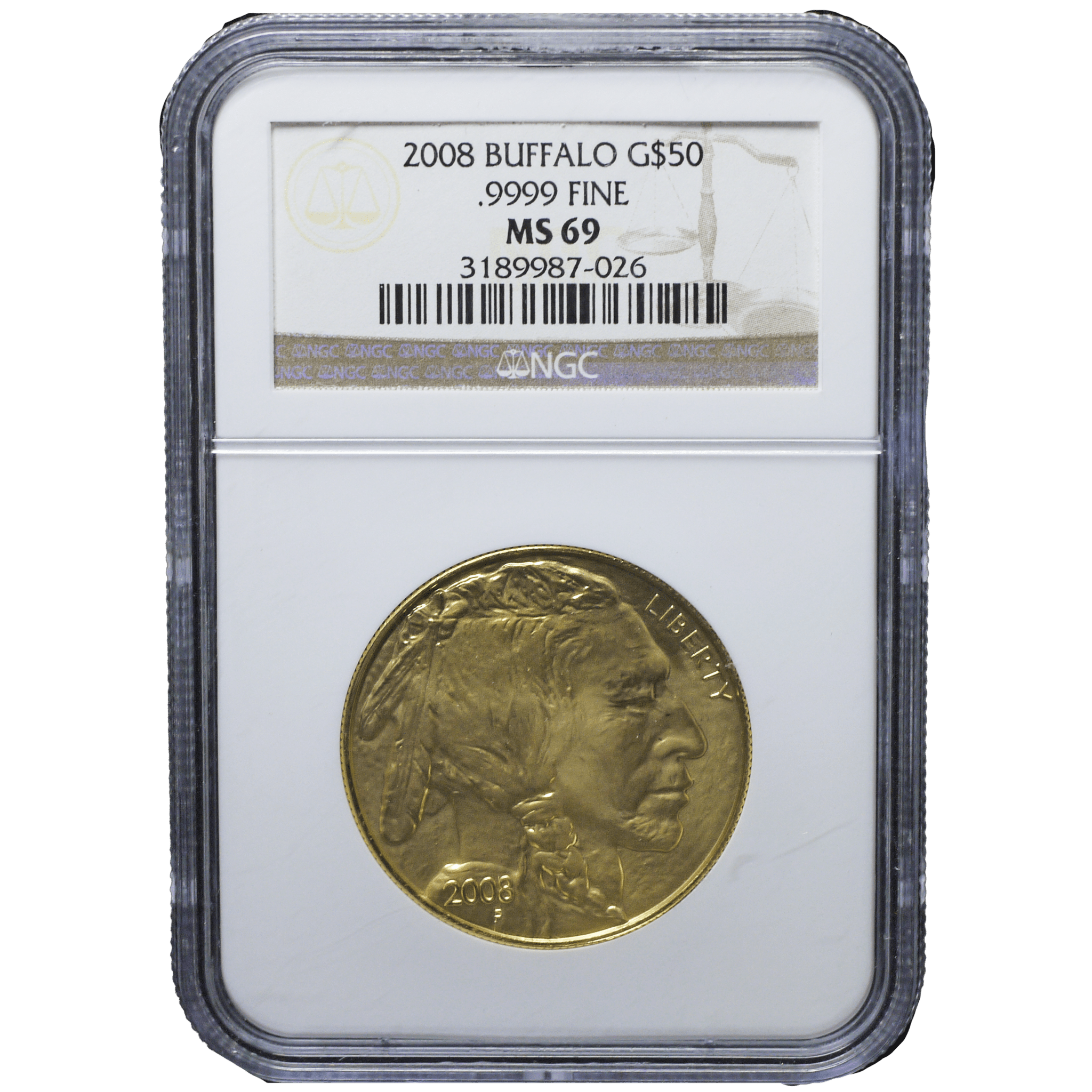 アメリカ 50ドル金貨 2008年 バッファロー NGC MS69 - NJ BUYER'S MARKETPLACE