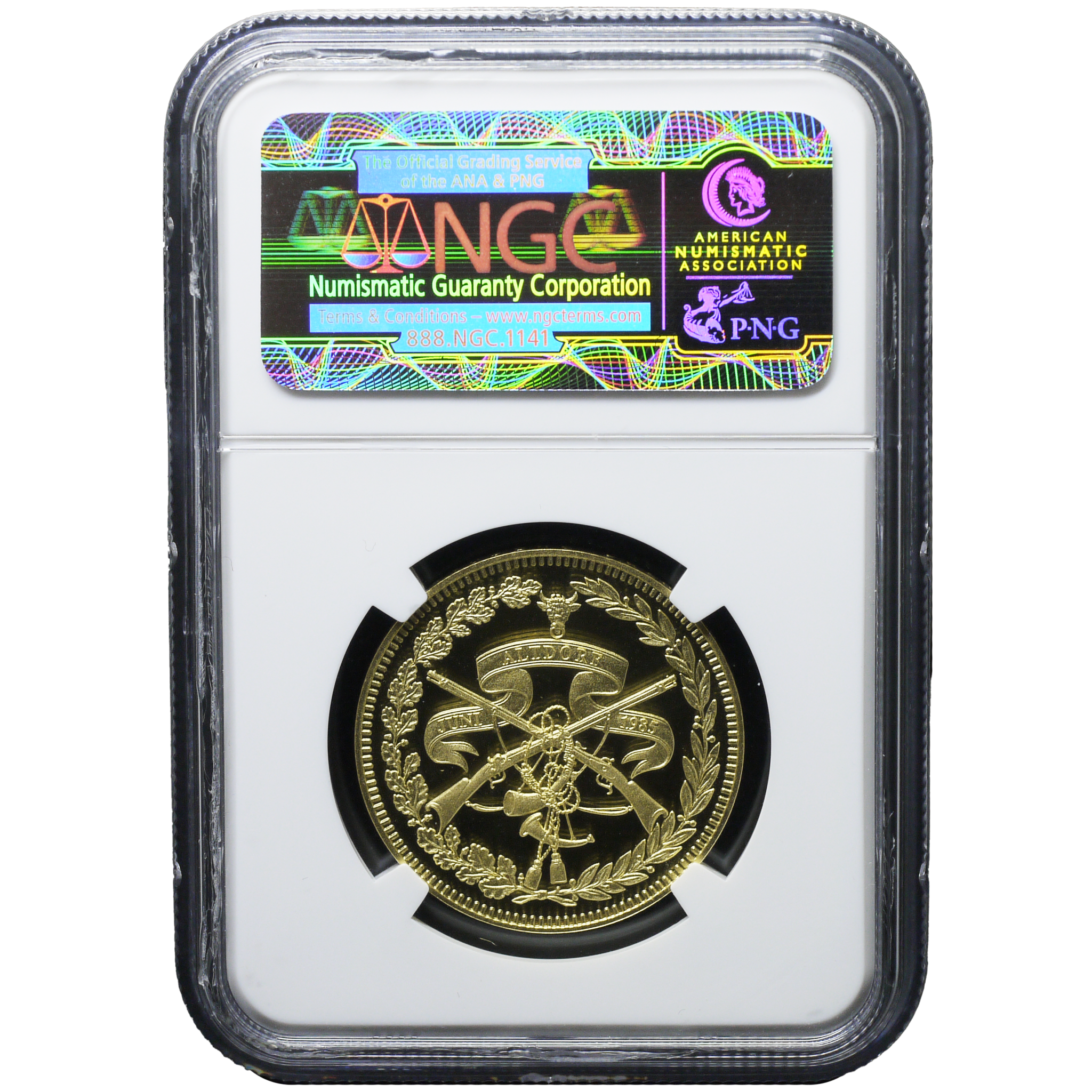 スイス 1000フラン金貨 1985年 射撃祭 NGC PF68UC - NJ BUYER'S MARKETPLACE