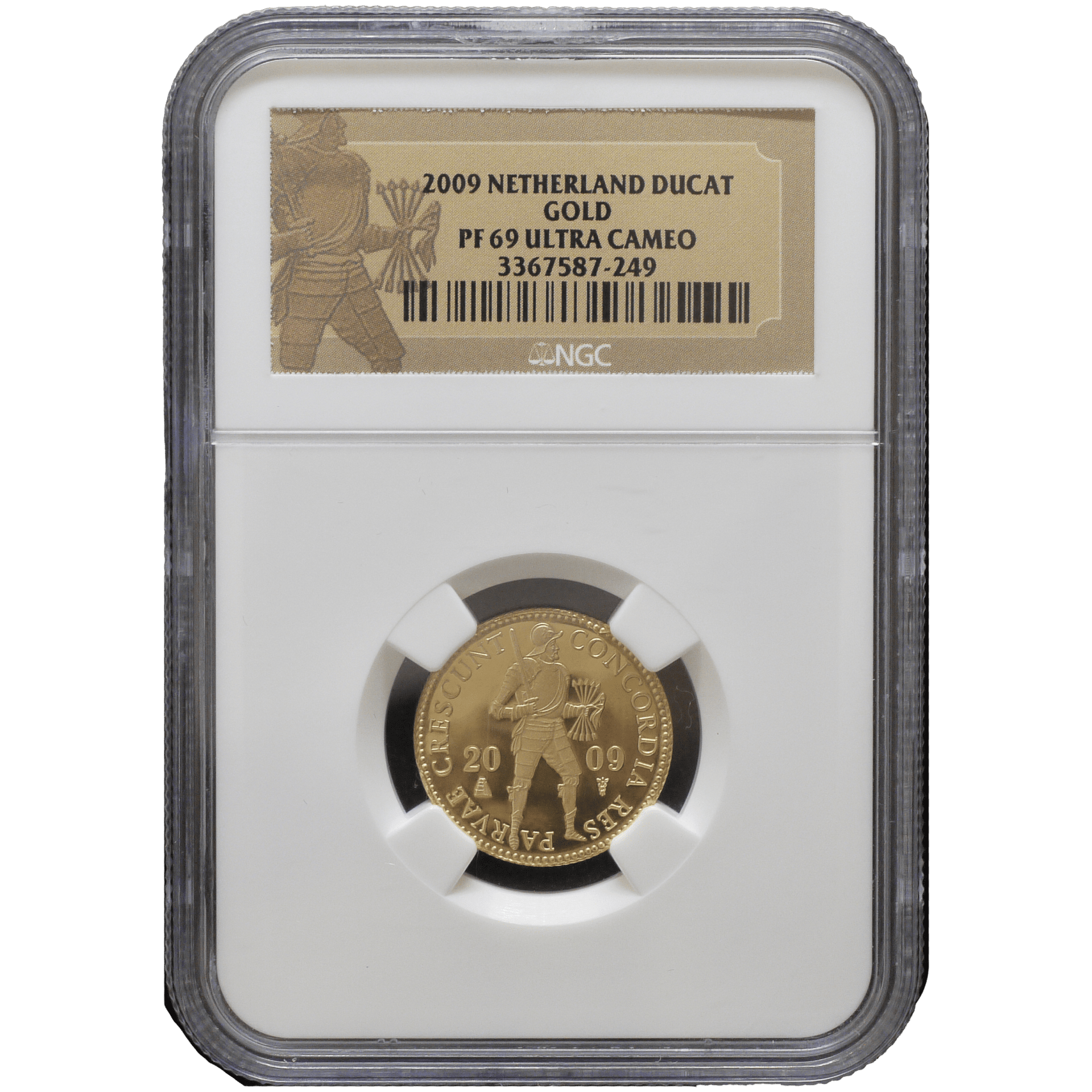 オランダ ダカット金貨 2009年 NGC PF69UC｜NJ BUYER'S MARKETPLACE