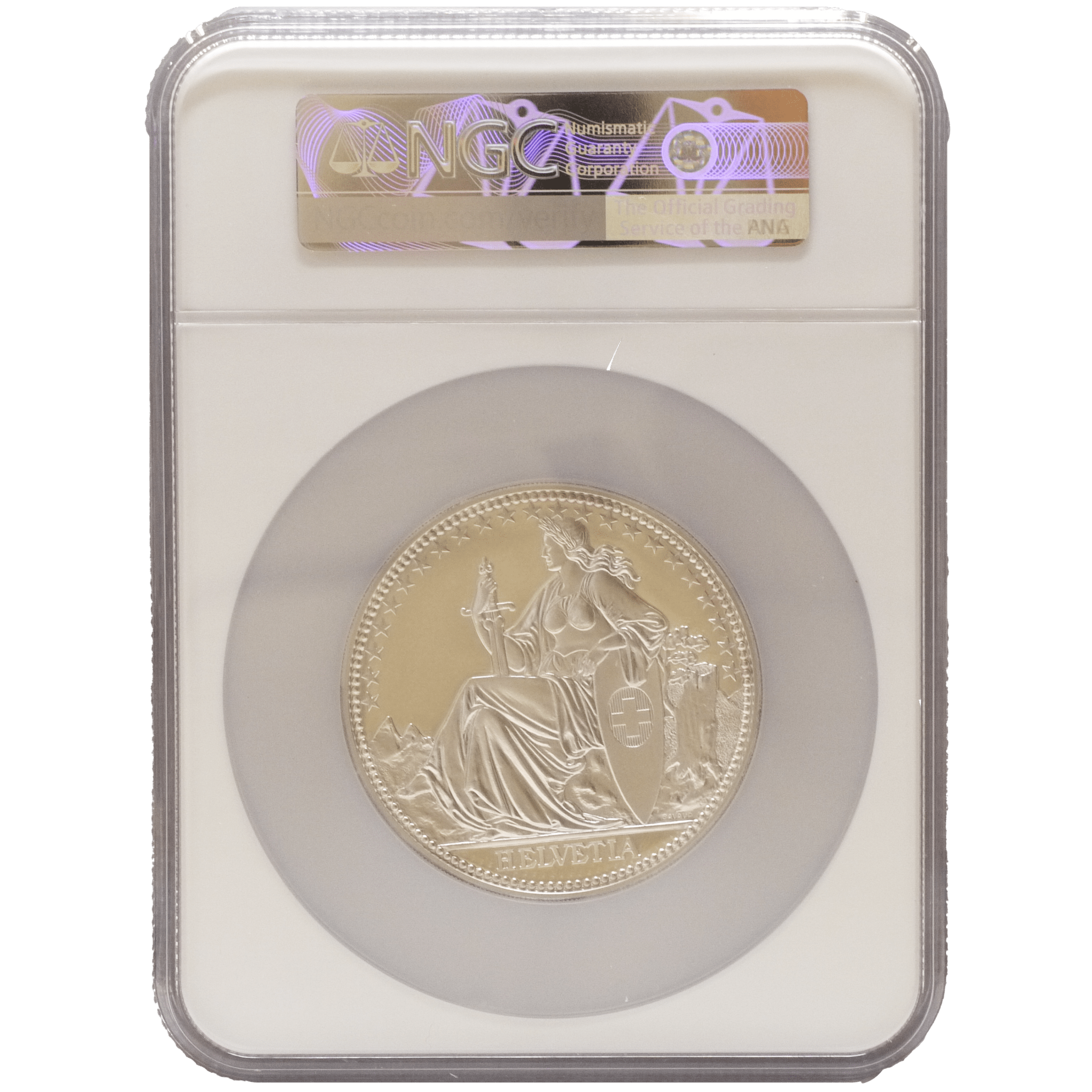 スイス 5ウンゼン銀貨 1987年 ユゲナン鋳 マッターホルン山 NGC PF68UC - NJ BUYER'S MARKETPLACE