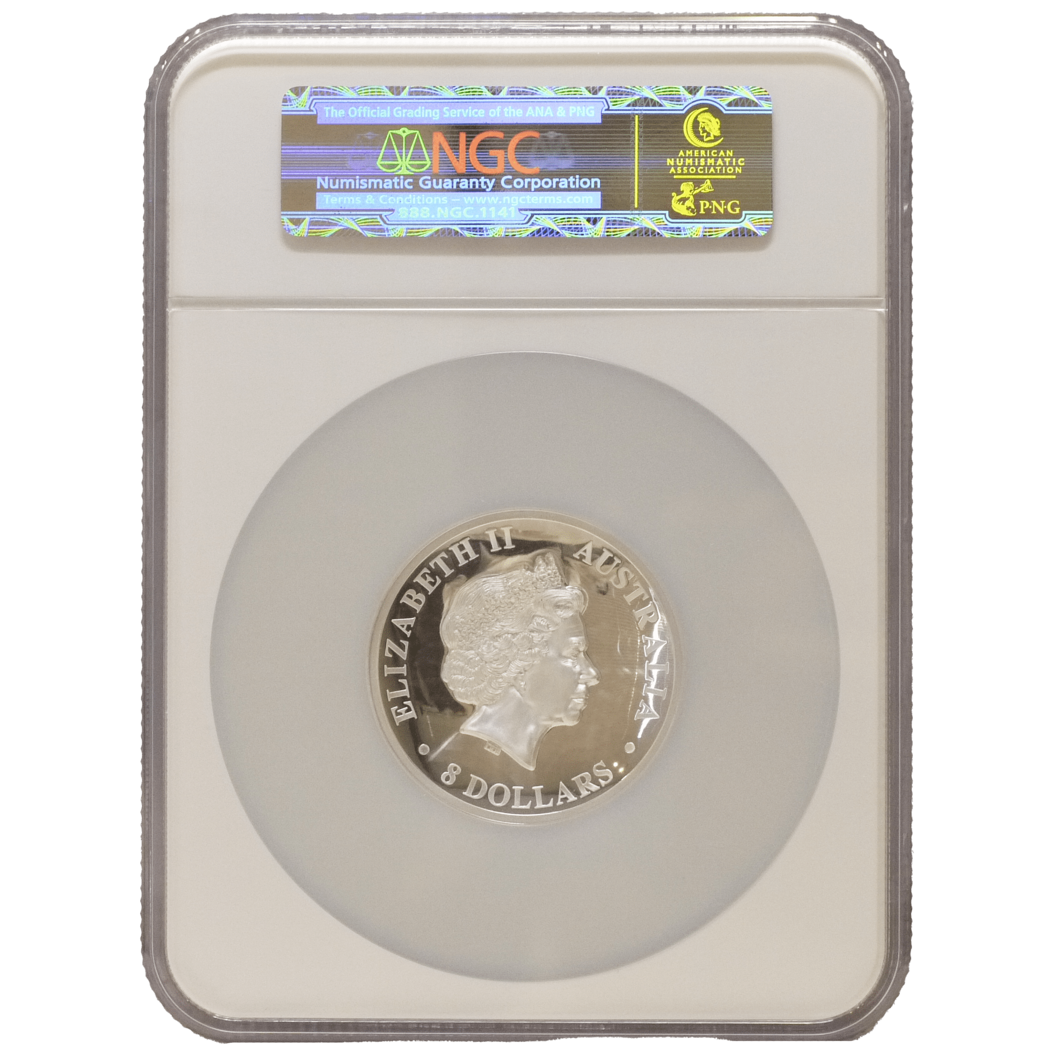 オーストラリア 8ドル銀貨 2016年 パース鋳 イーグル NGC PF70UC - NJ BUYER'S MARKETPLACE