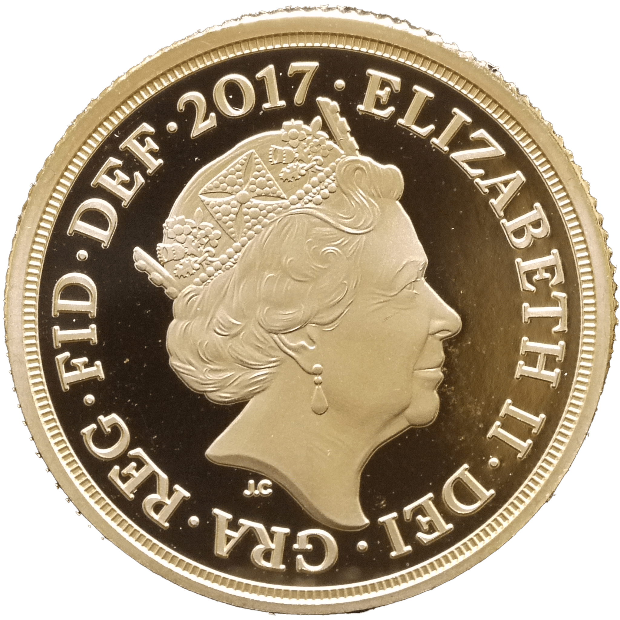 イギリス ソヴリン金貨 2017年 ロンドン鋳 聖ジョージの竜退治 ピエフォー仕様 - NJ BUYER'S MARKETPLACE