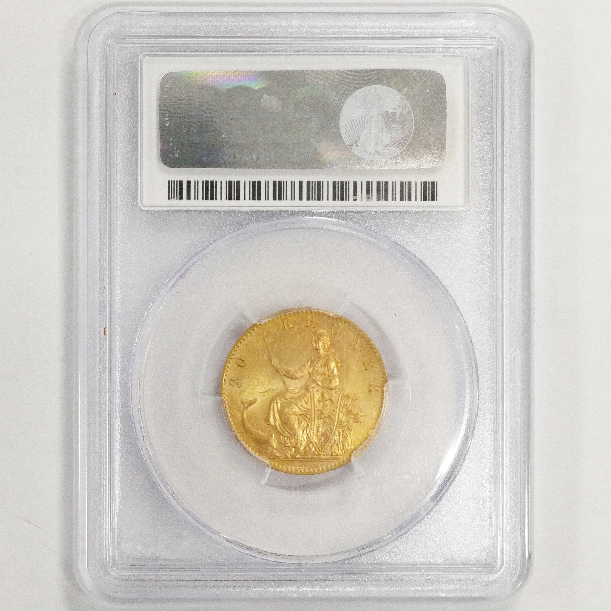 デンマーク 20クローネル金貨 1877年 コペンハーゲン鋳 クリスチャン9世 PCGS MS62 - NJ BUYER'S MARKETPLACE