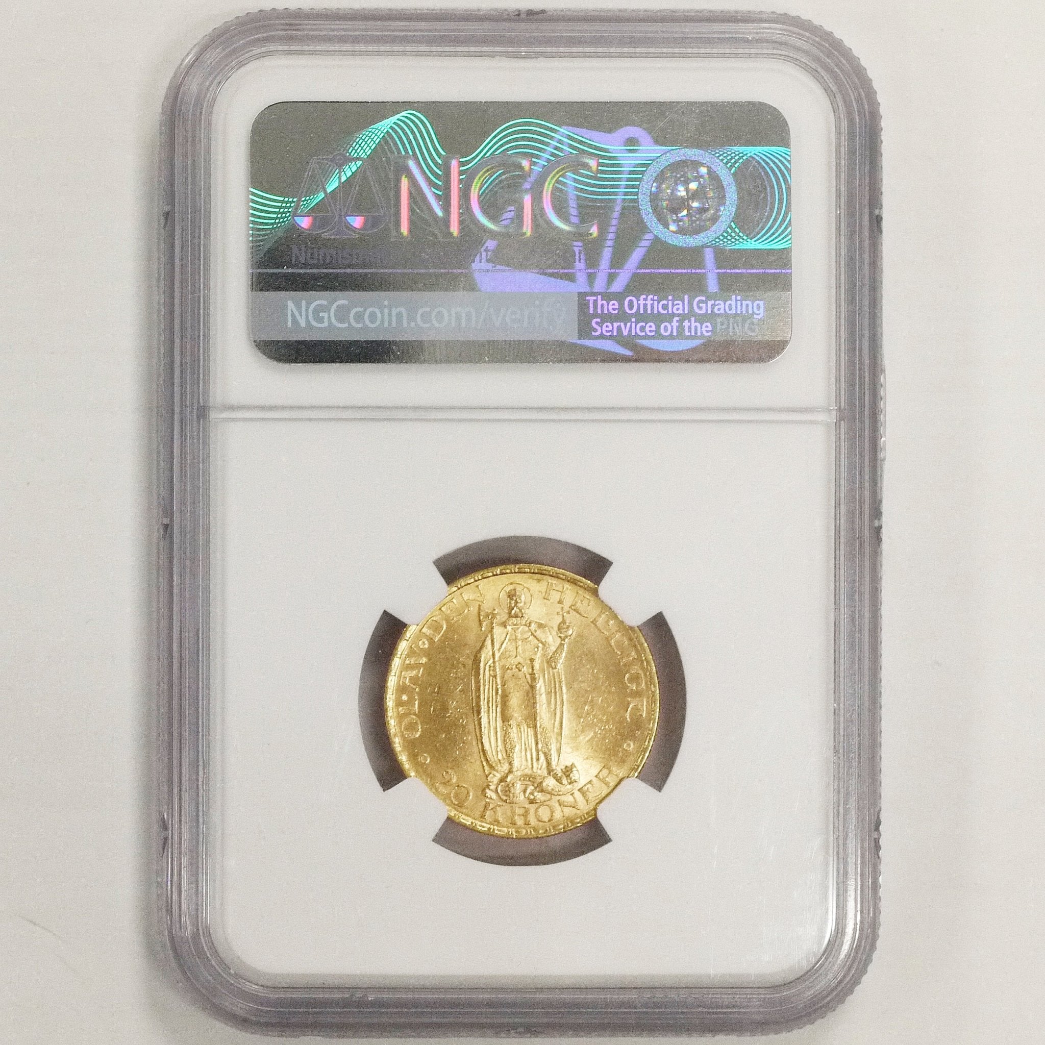 ノルウェイ 20クローネ金貨 1910年 コングスベルグ鋳 ホーコン7世 NGC MS63 - NJ BUYER'S MARKETPLACE