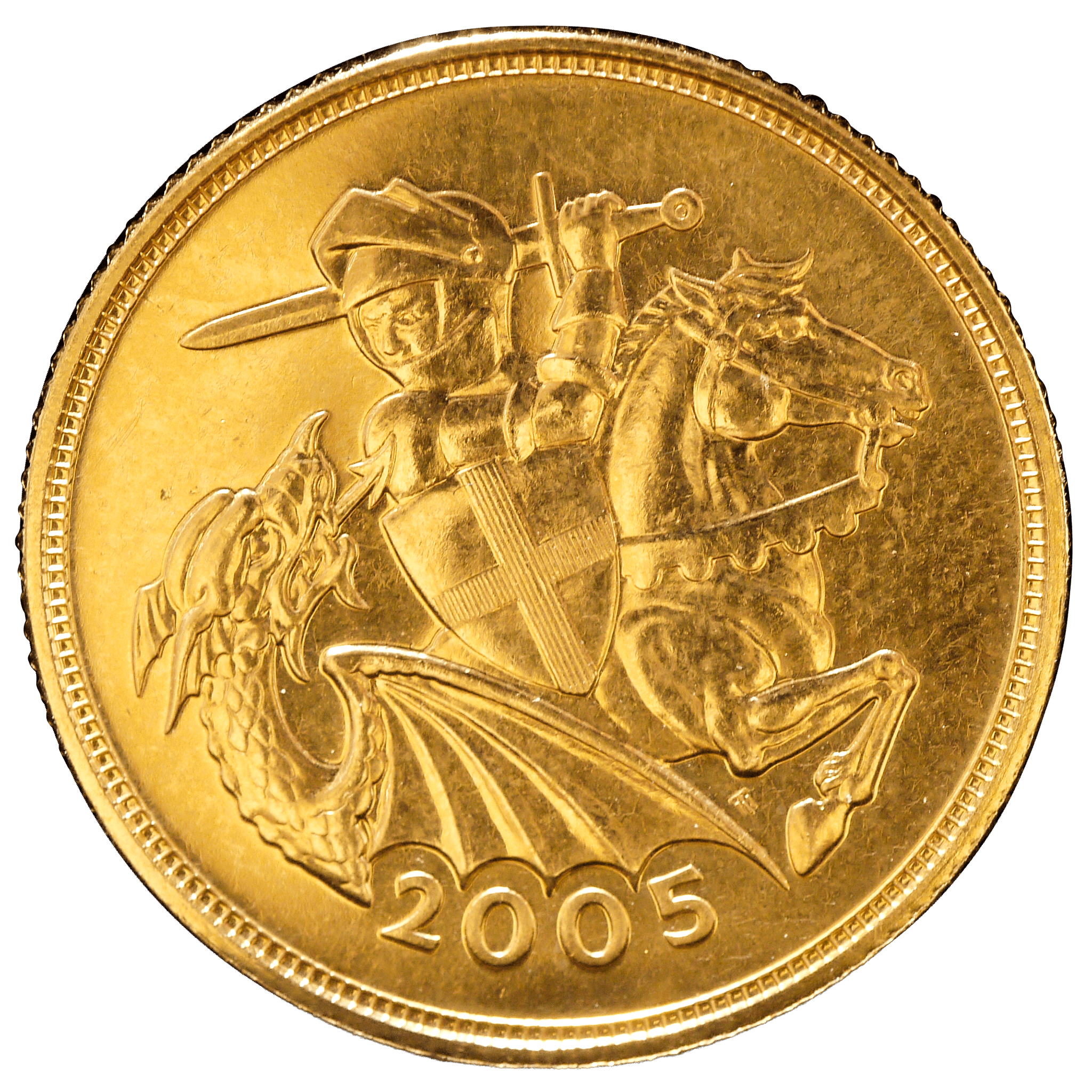 イギリス ソヴリン金貨 2005年 ロンドン鋳 聖ジョージの竜退治 - NJ BUYER'S MARKETPLACE