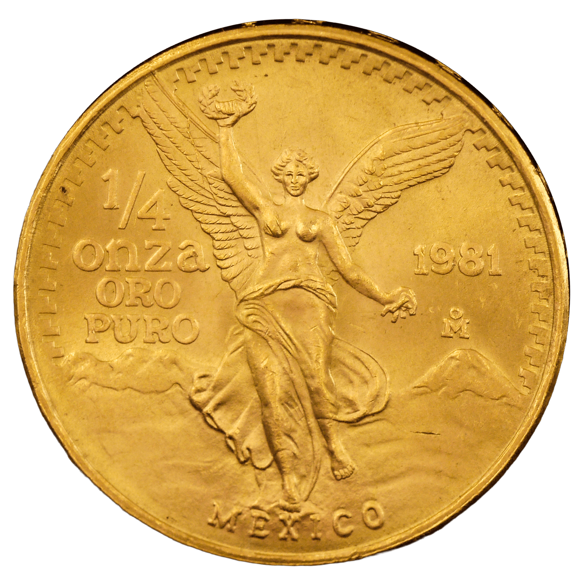 メキシコ 1/4オンザ金貨 1981年 メキシコシティ鋳 ヴィクトリー - NJ BUYER'S MARKETPLACE