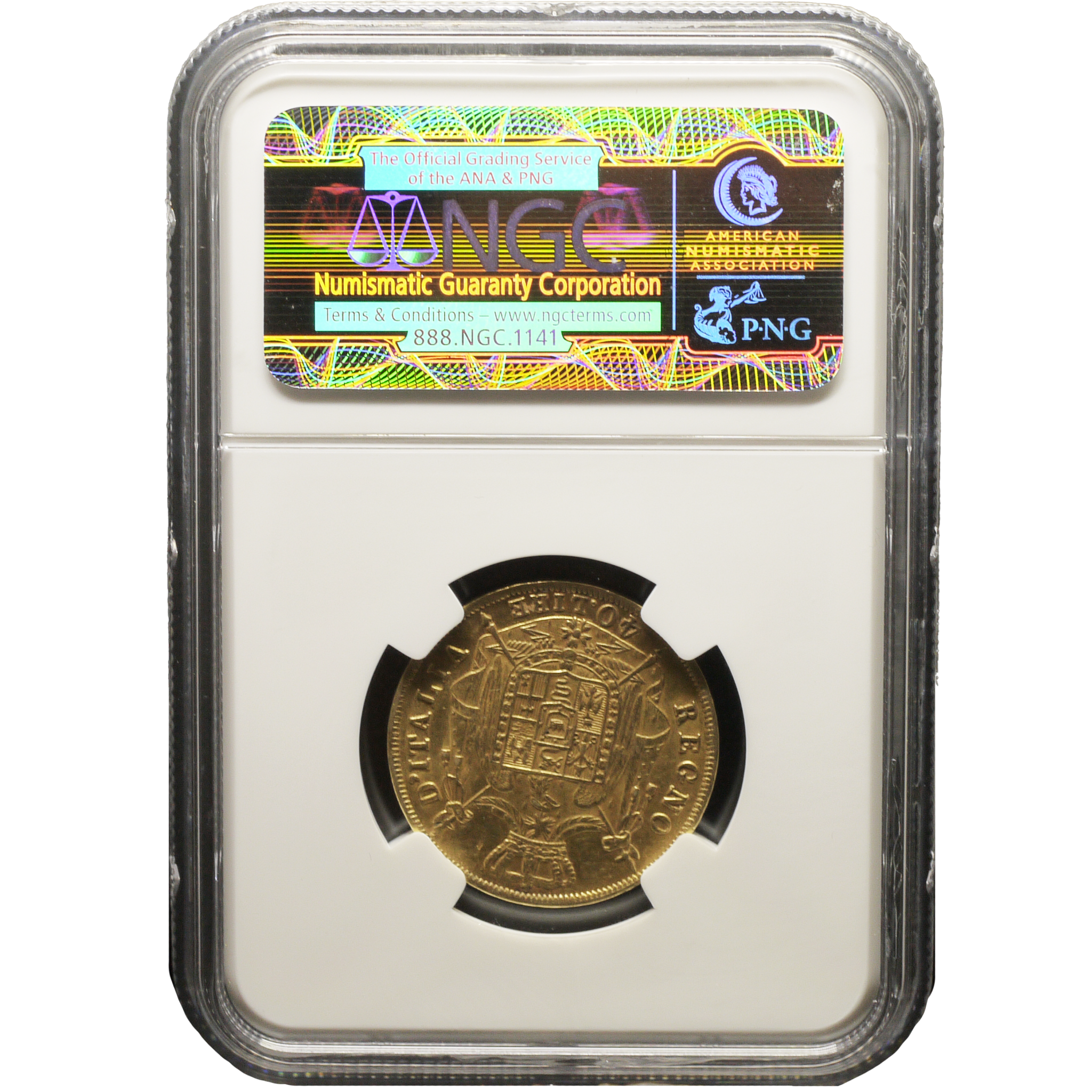 イタリア 40リレ金貨 1813年 ミラノ鋳 ナポレオン1世 無冠 NGC AU53 - NJ BUYER'S MARKETPLACE