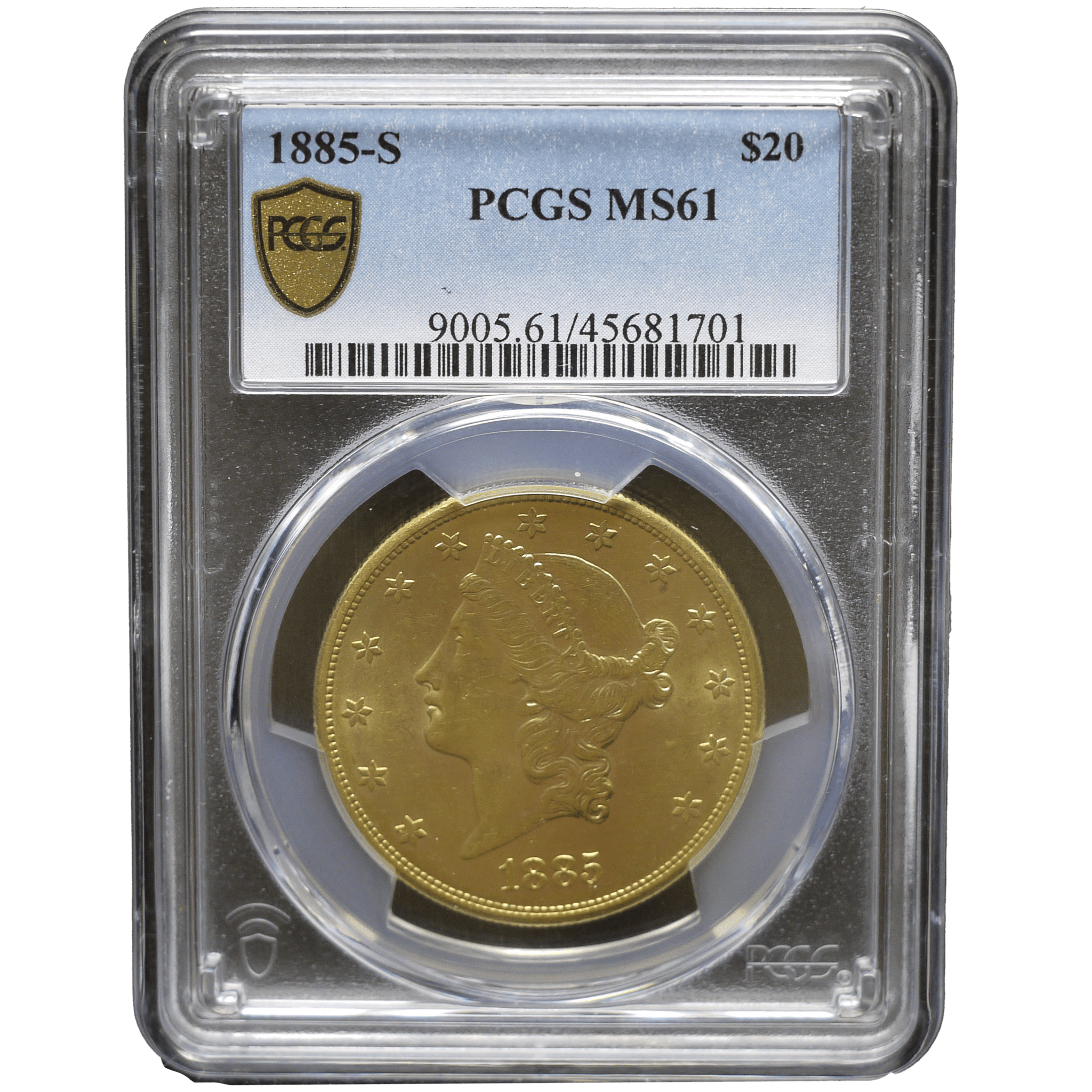 アメリカ 20ドル金貨 1885年 サンフランシスコ鋳 リバティ PCGS MS61 - NJ BUYER'S MARKETPLACE