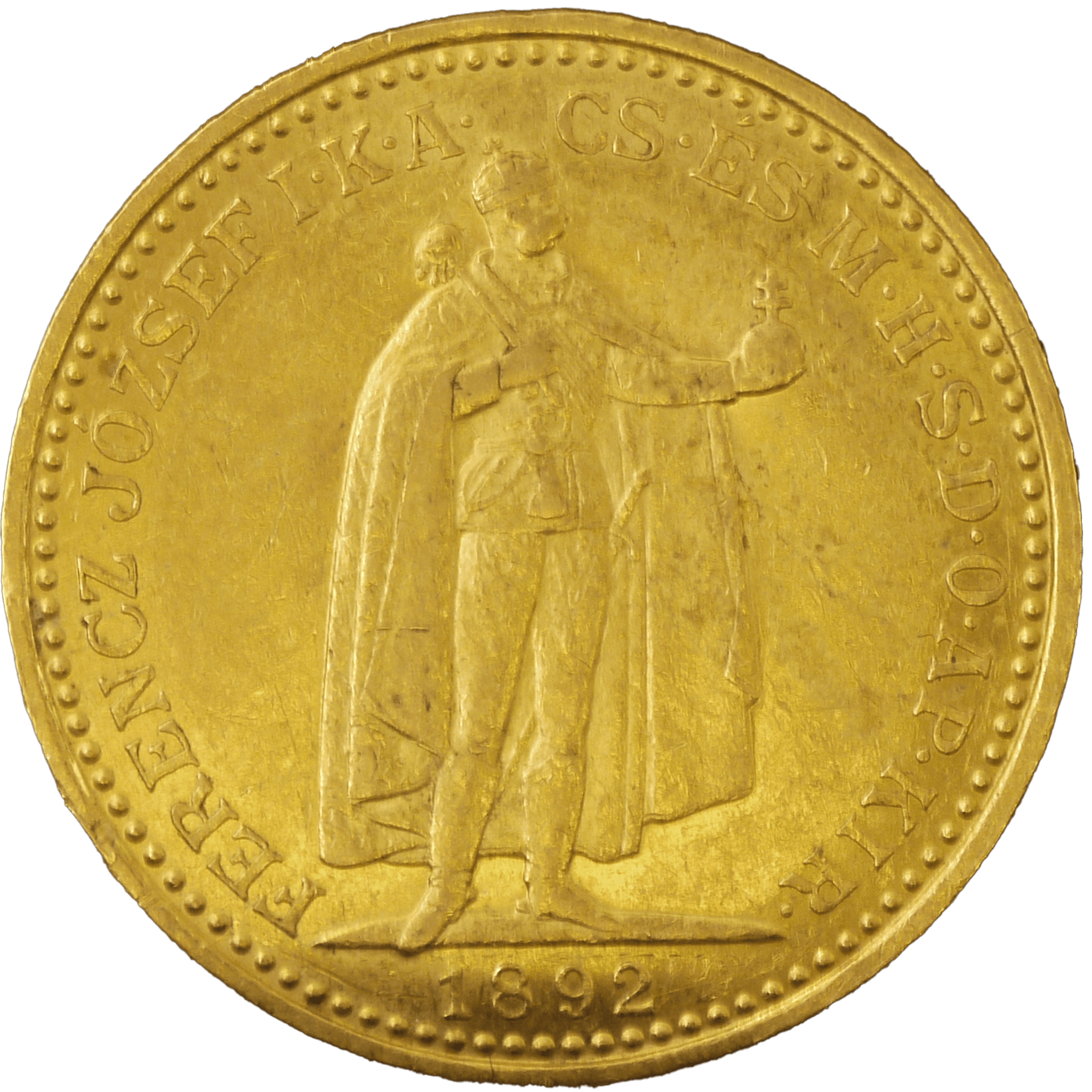 ハンガリー 20クローネ金貨 1892年 クロムニツァ鋳 フランツ・ヨーゼフ1世 - NJ BUYER'S MARKETPLACE