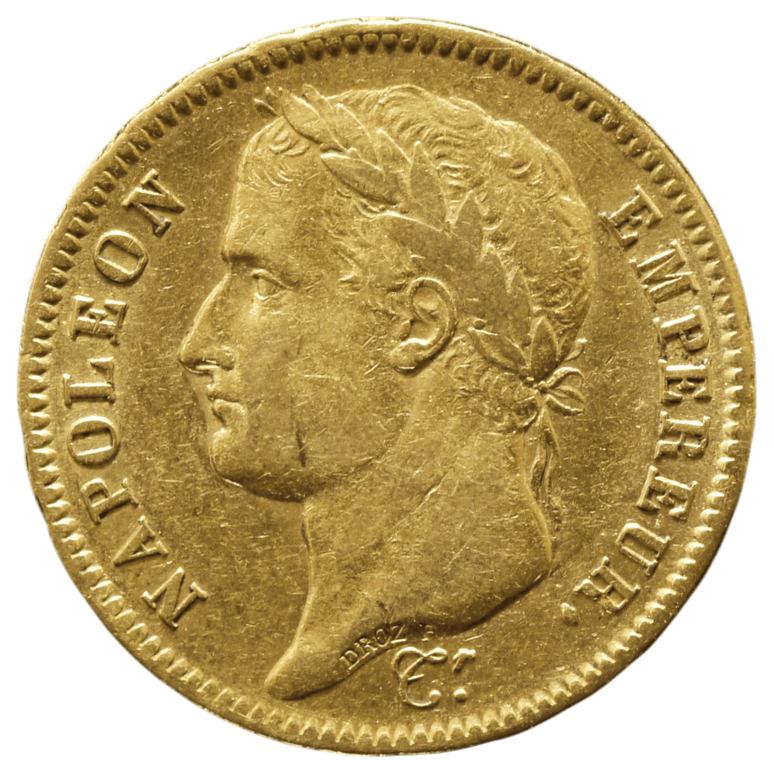 フランス 40フラン金貨 1810年 リール鋳 ナポレオン1世 有冠 - NJ BUYER'S MARKETPLACE