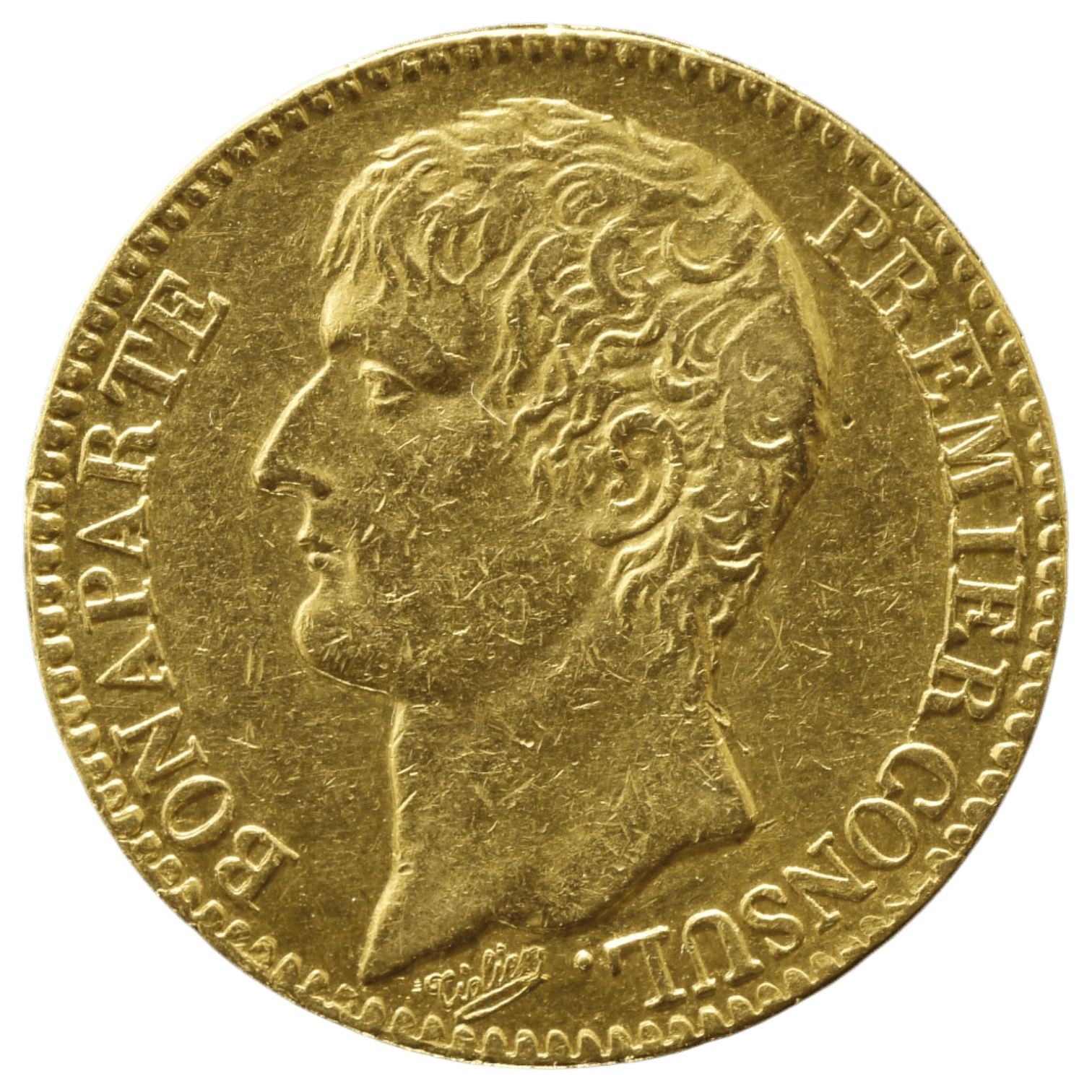 フランス 40フラン金貨 1803年 パリ鋳 ナポレオン1世 無冠 - NJ BUYER'S MARKETPLACE