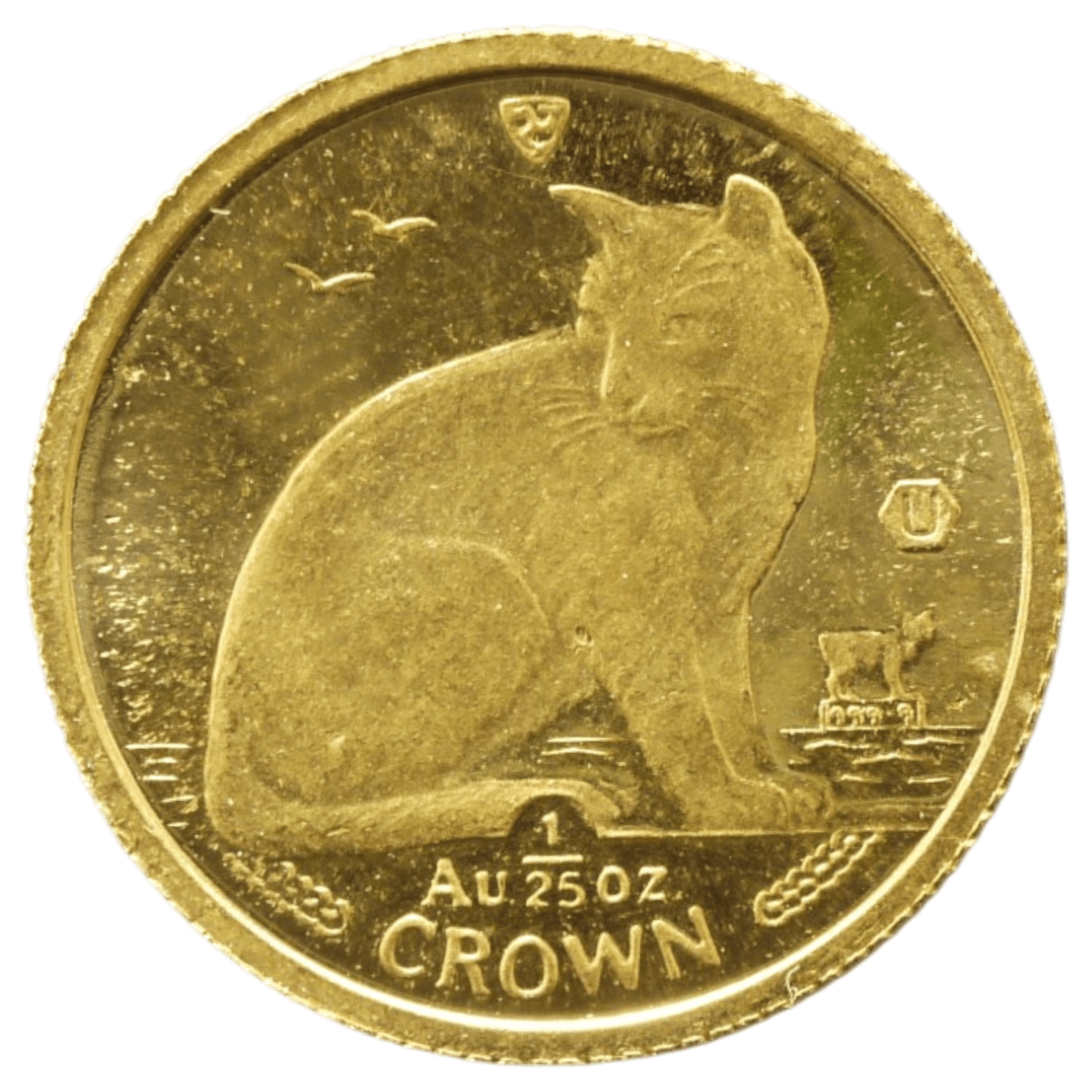 マン島 1/25クラウン金貨 1990年 ポブジョイ鋳 ニューヨークアリー - NJ BUYER'S MARKETPLACE