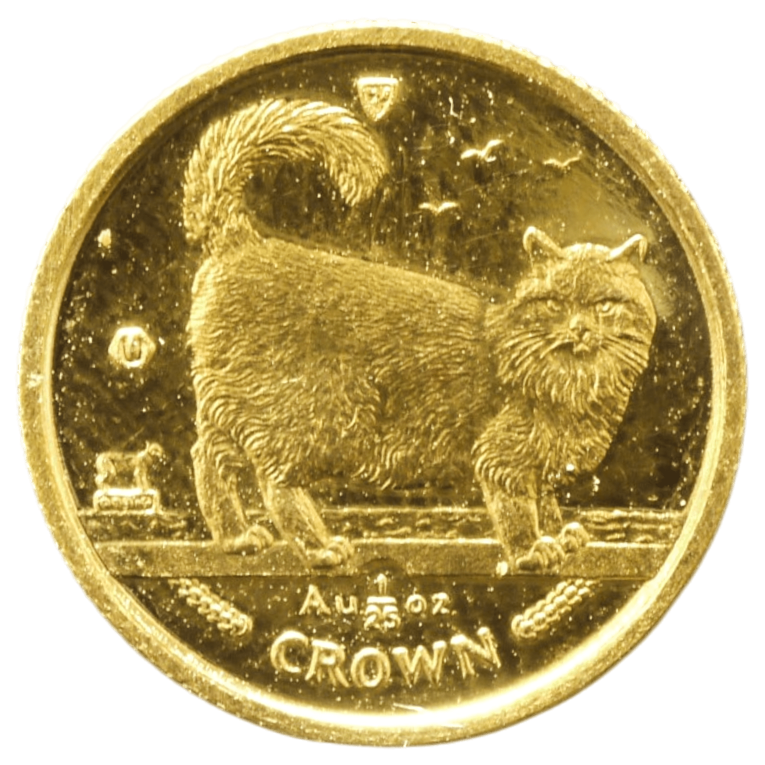 マン島 1/25クラウン金貨 1998年 ポブジョイ鋳 バーマン - NJ BUYER'S MARKETPLACE