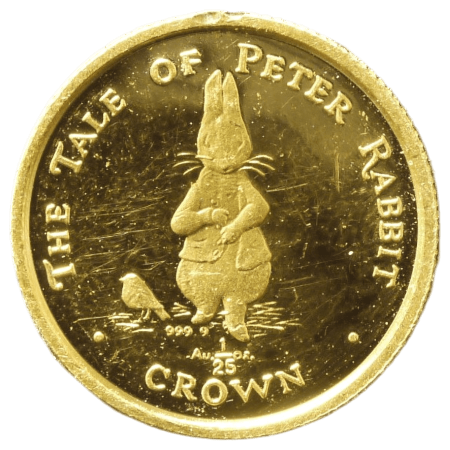 ジブラルタル 1/25クラウン金貨 1998年 ポブジョイ鋳 ピーターラビット - NJ BUYER'S MARKETPLACE