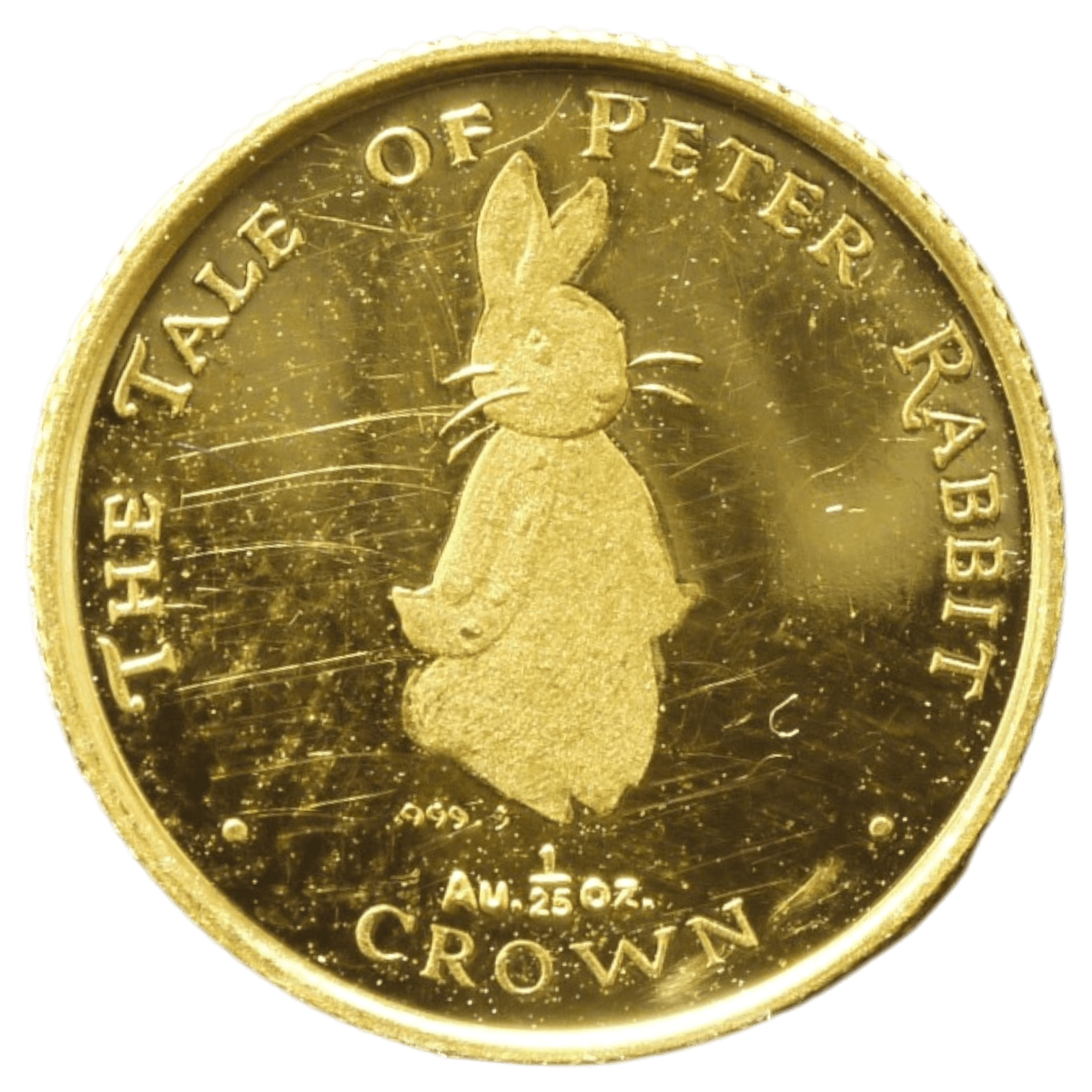 ジブラルタル 1/25クラウン金貨 1997年 ポブジョイ鋳 ピーターラビット - NJ BUYER'S MARKETPLACE