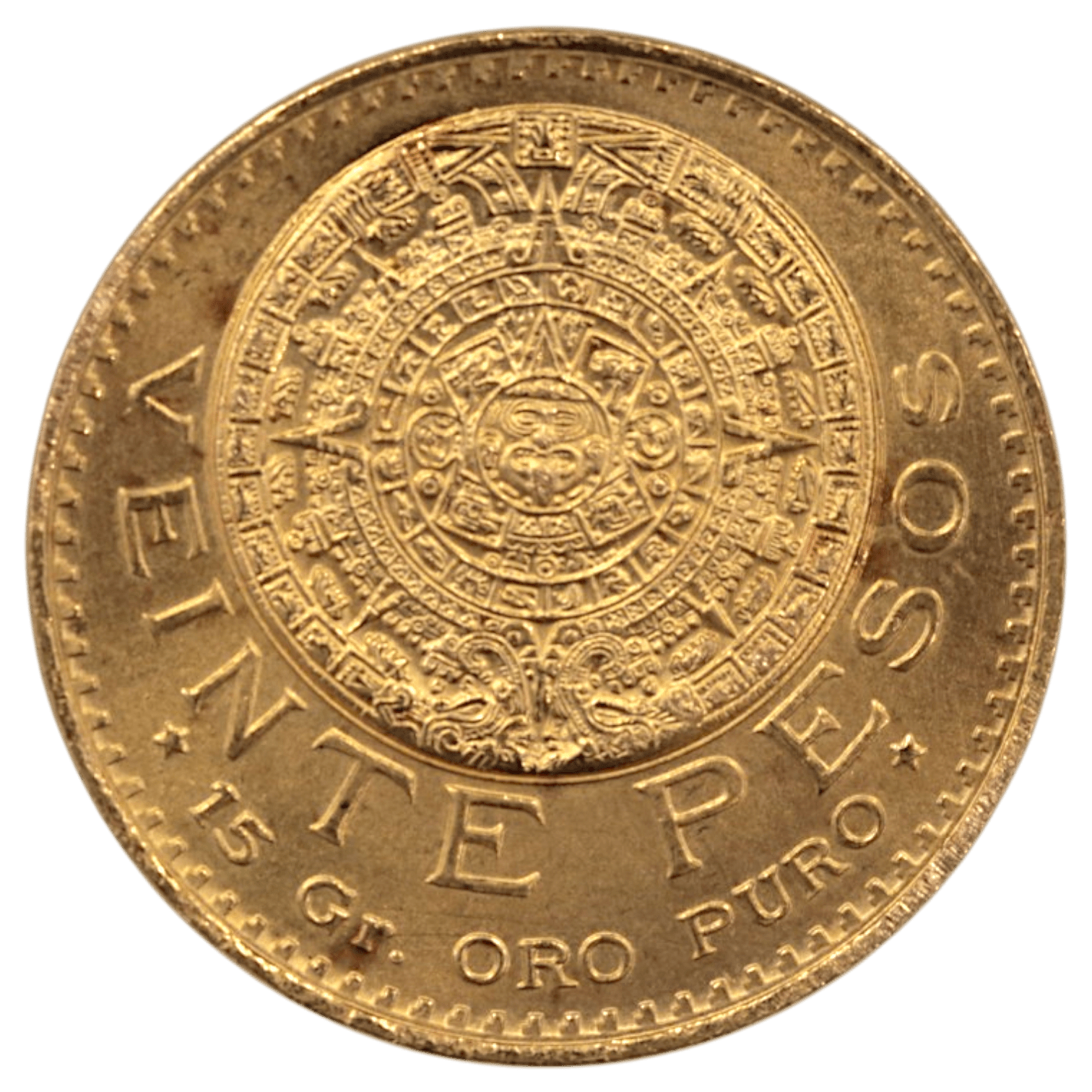 メキシコ 20ペソ金貨 1959年 アステカカレンダー - NJ BUYER'S MARKETPLACE