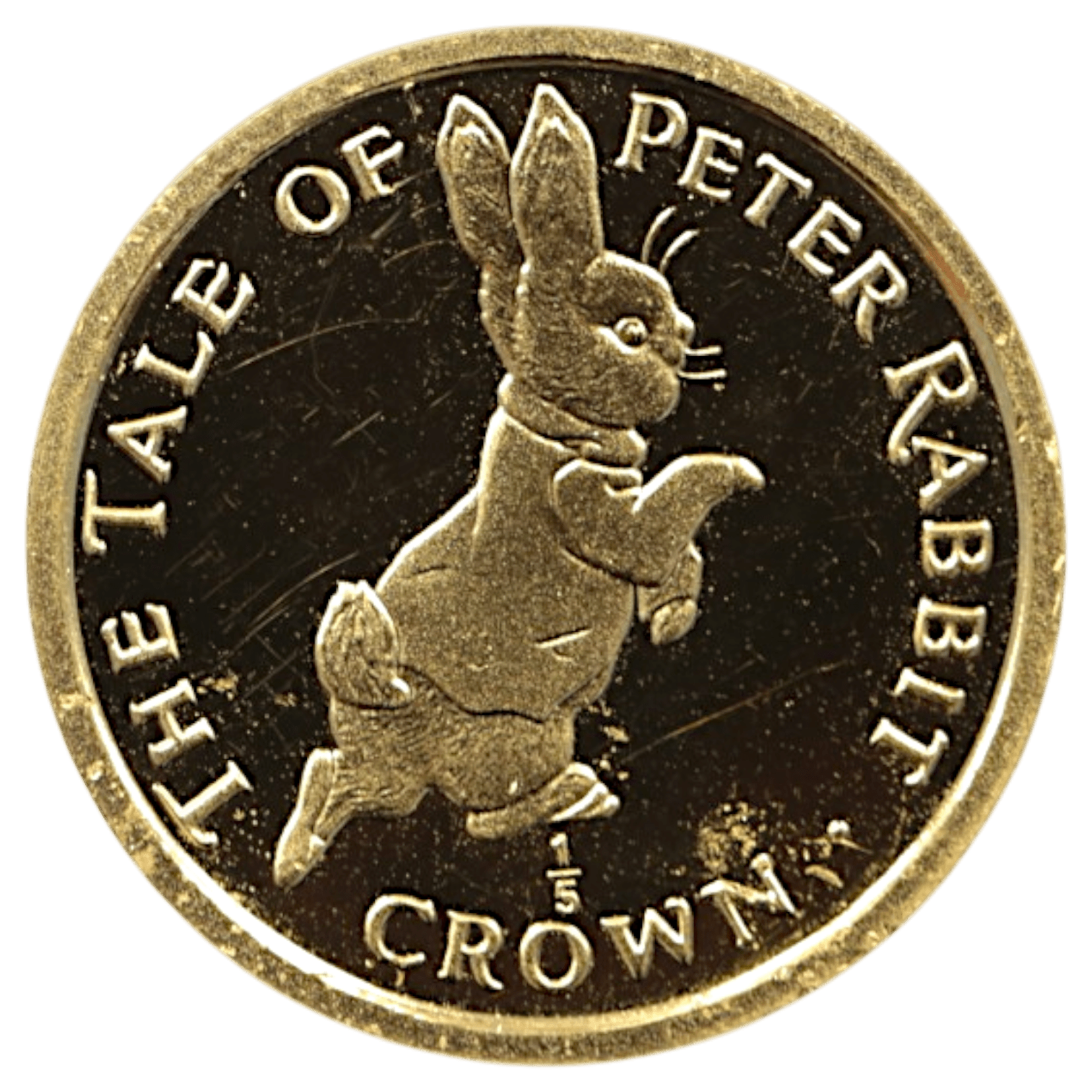 ジブラルタル 1/5クラウン金貨 1995年 ポブジョイ鋳 ピーターラビット - NJ BUYER'S MARKETPLACE