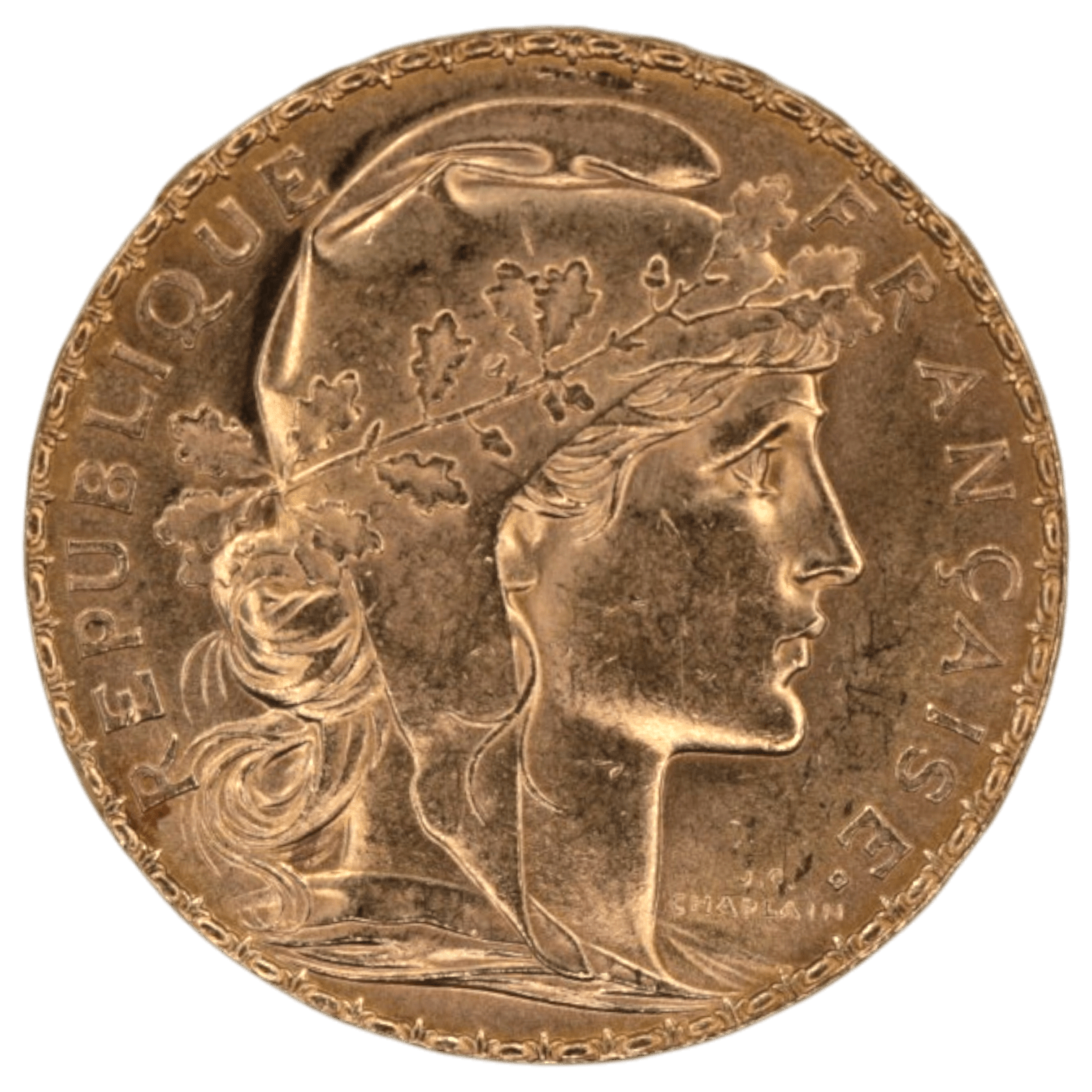 フランス 20フラン金貨 1914年 パリ鋳 マリアンヌ 雄鶏 - NJ BUYER'S MARKETPLACE