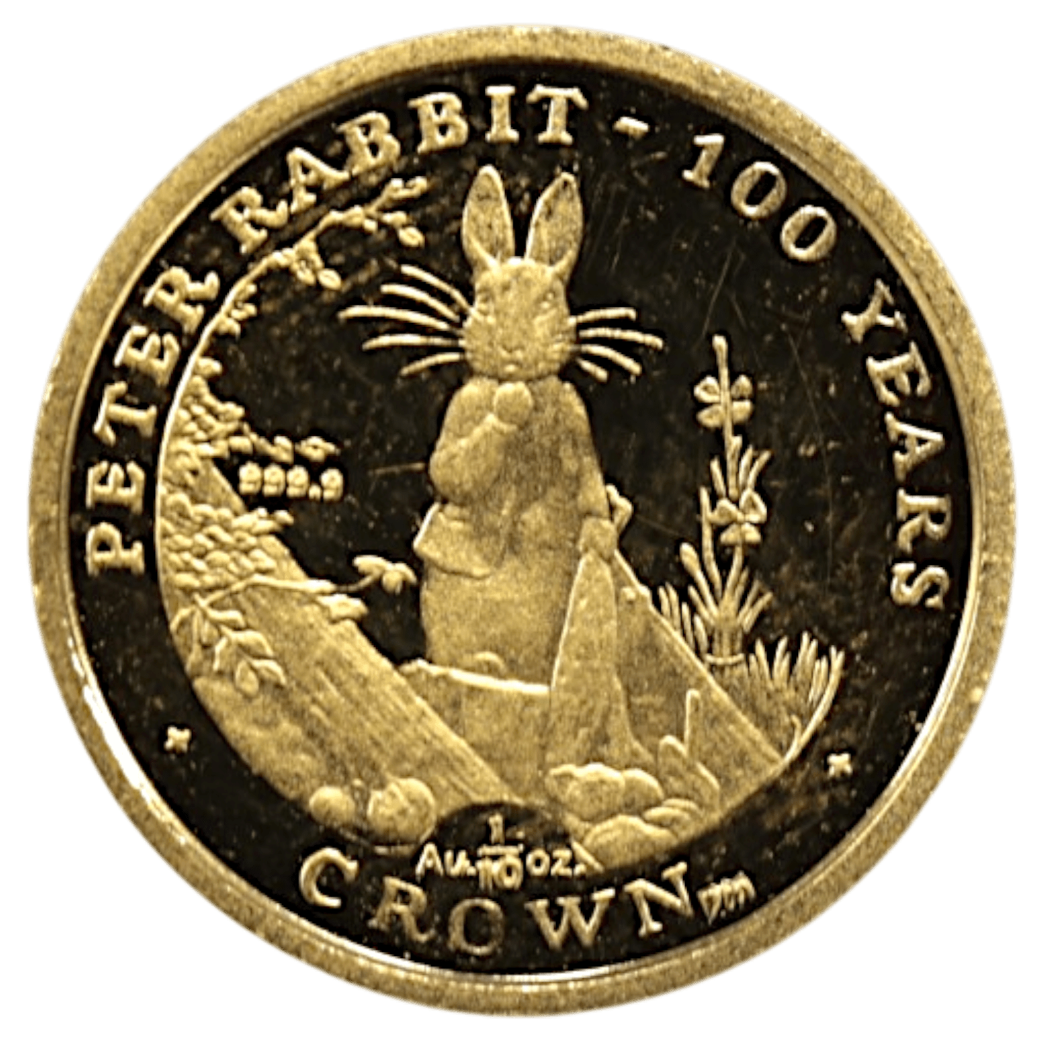 ジブラルタル 1/10クラウン金貨 2002年 ポブジョイ鋳 ピーターラビット - NJ BUYER'S MARKETPLACE