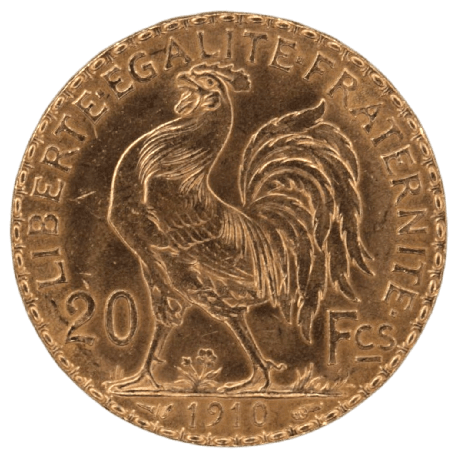 フランス 20フラン金貨 1910年 パリ鋳 マリアンヌ 雄鶏 - NJ BUYER'S MARKETPLACE