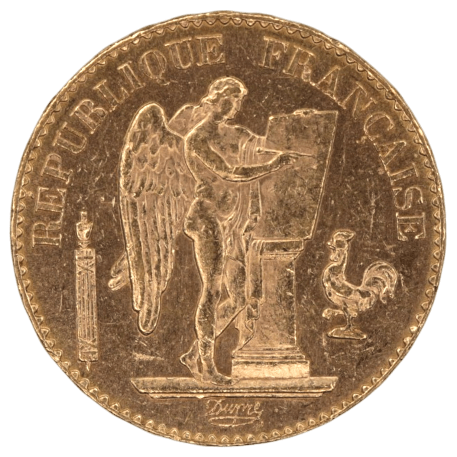 フランス 20フラン金貨 1898年 パリ鋳 法の天使 - NJ BUYER'S MARKETPLACE