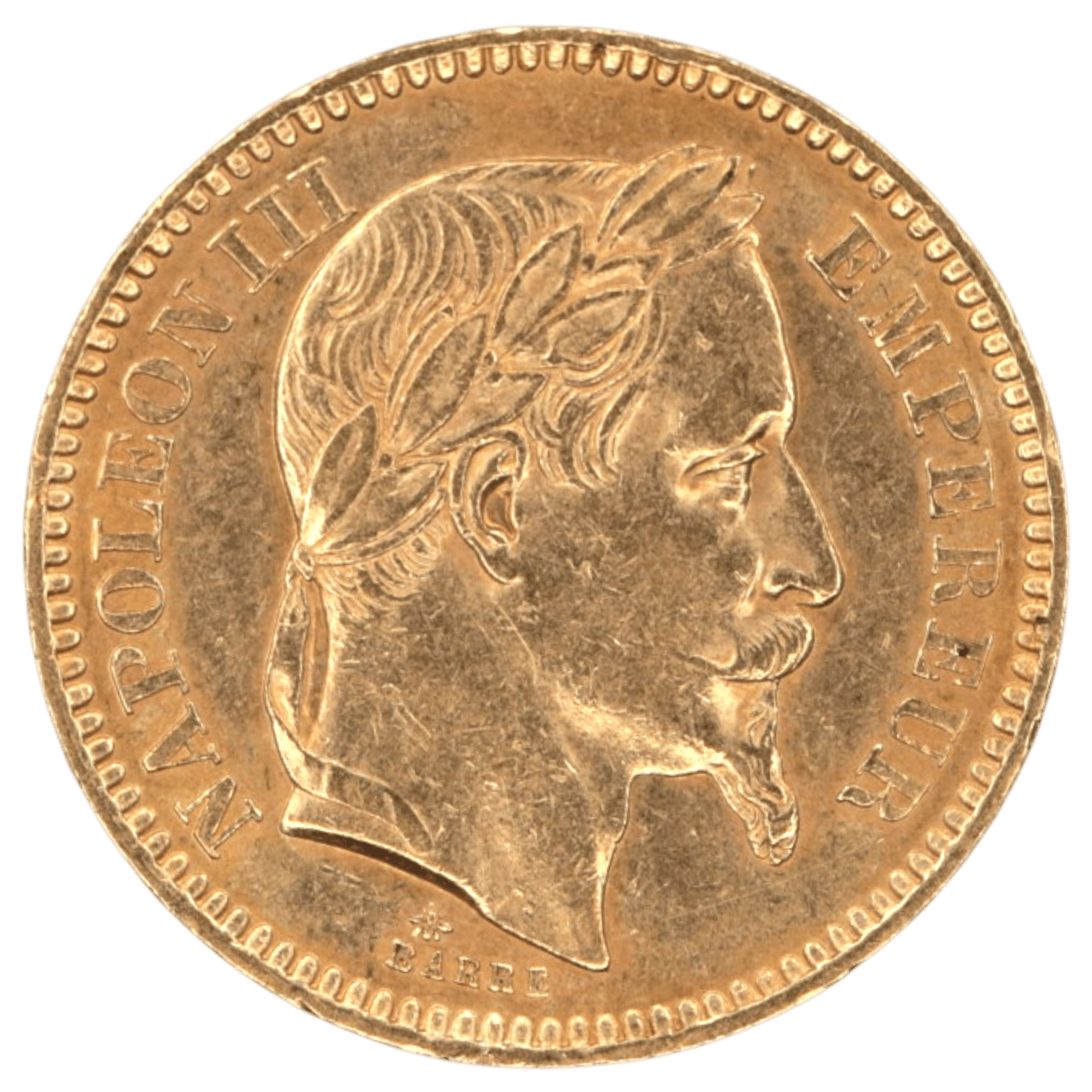 フランス 20フラン金貨 1864年 パリ鋳 ナポレオン3世 有冠 - NJ BUYER'S MARKETPLACE
