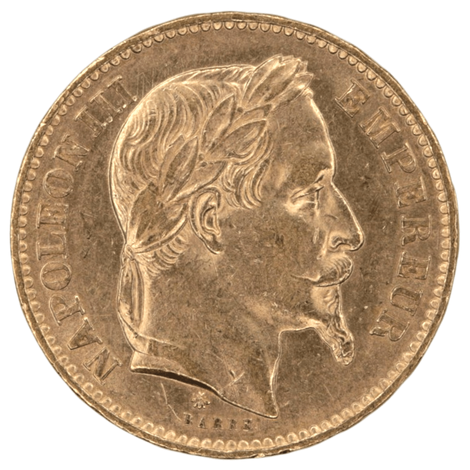 フランス 20フラン金貨 1868年 パリ鋳 ナポレオン3世 有冠 - NJ BUYER'S MARKETPLACE
