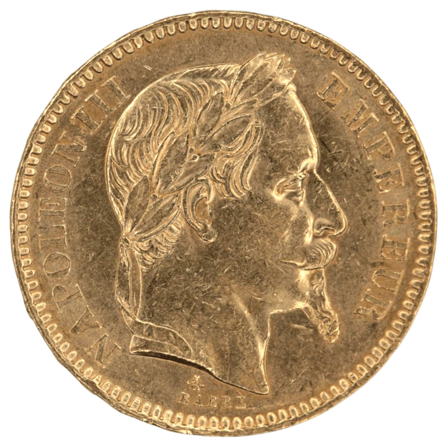 フランス 20フラン金貨 1864年 パリ鋳 ナポレオン3世 有冠 - NJ BUYER'S MARKETPLACE