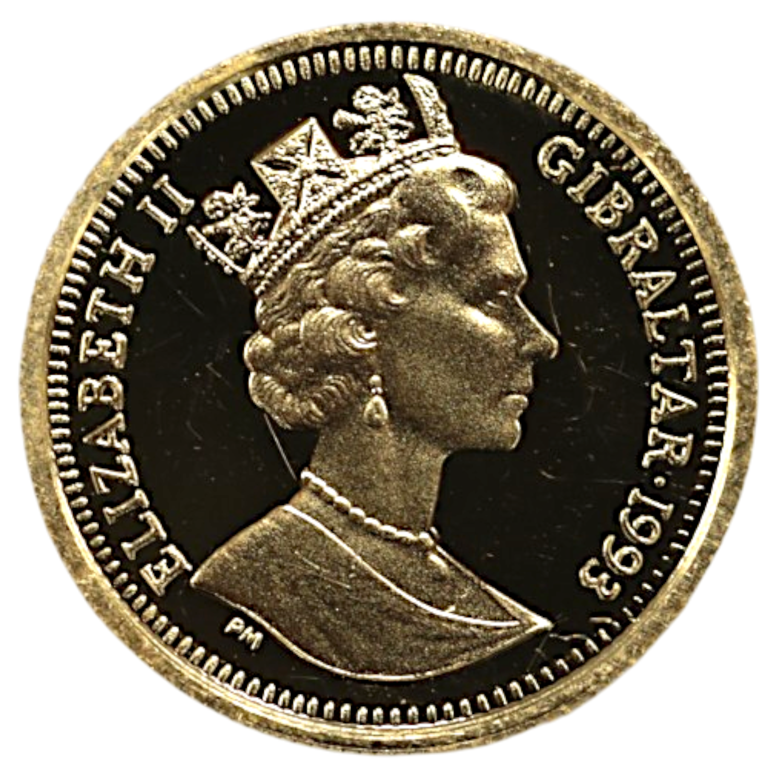 ジブラルタル 1/10クラウン金貨 1993年 ポブジョイ鋳 ピーターラビット