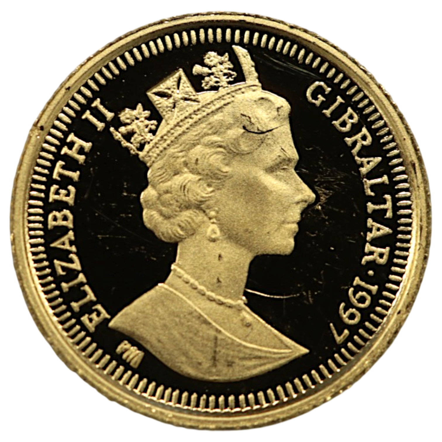 ジブラルタル 1/25クラウン金貨 1997年 ポブジョイ鋳 ピーターラビット