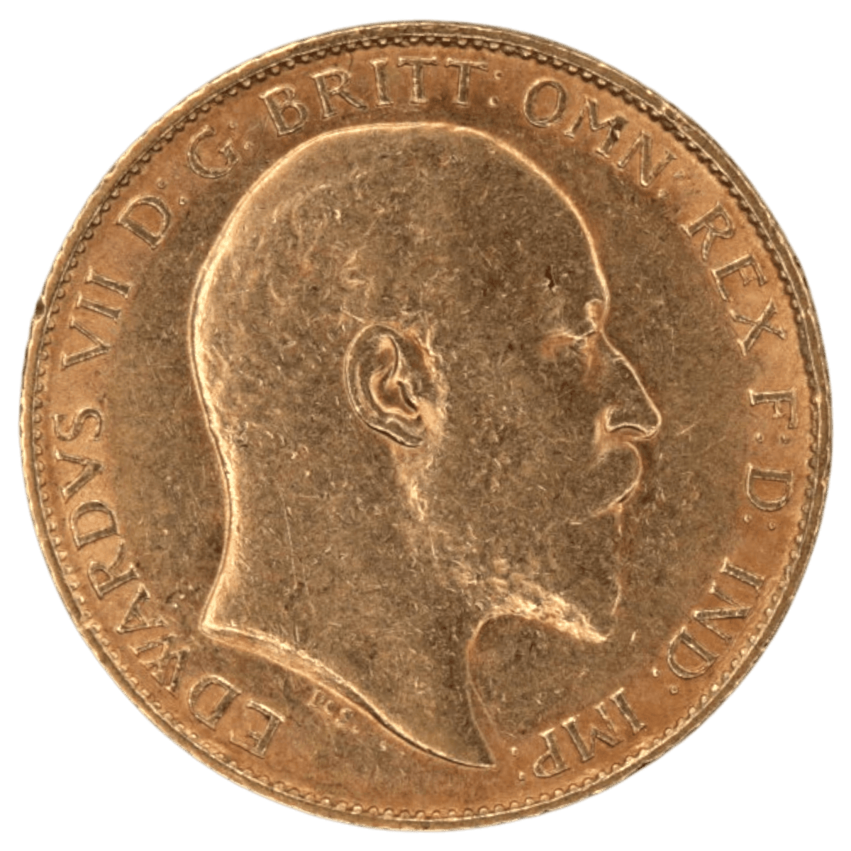 イギリス 1/2ソヴリン金貨 1903年 ロンドン鋳 エドワード7世 聖ジョージの竜退治 - NJ BUYER'S MARKETPLACE
