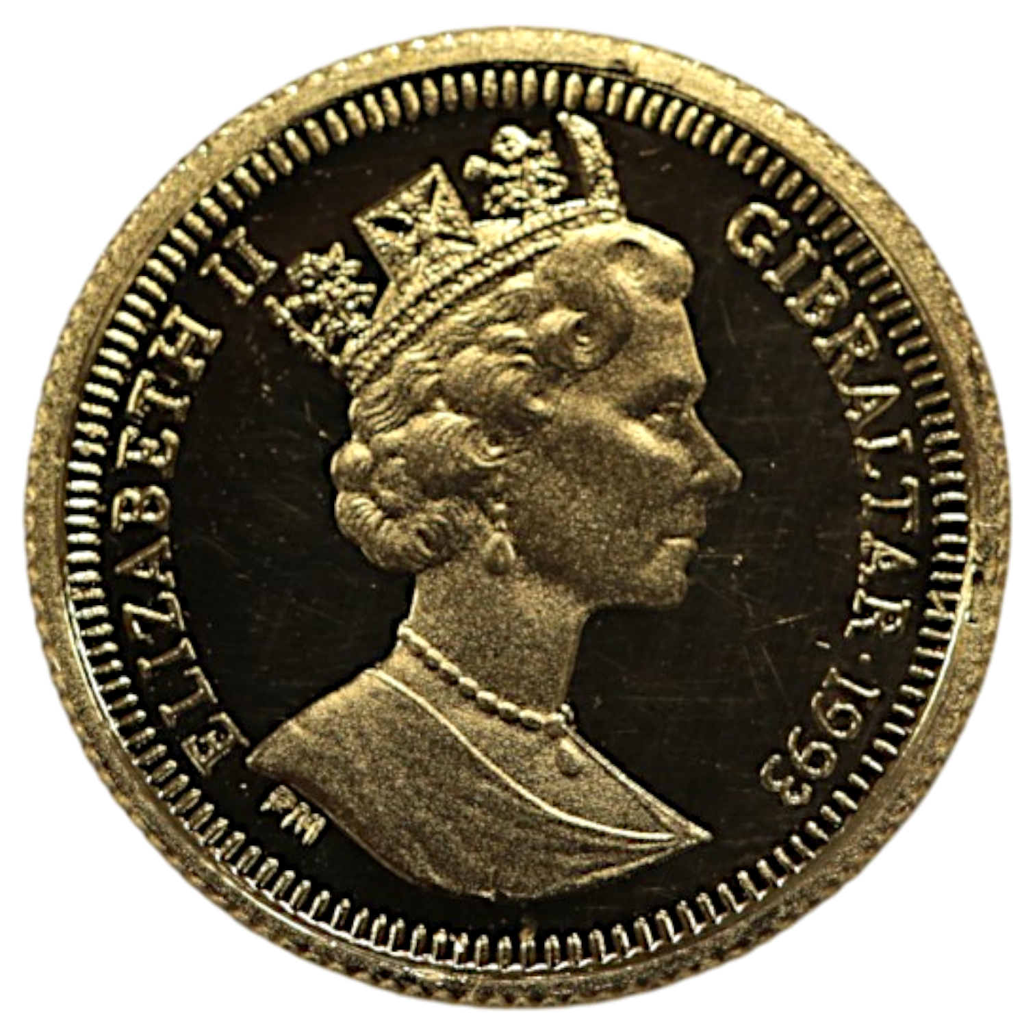 ジブラルタル 1/25クラウン金貨 1993年 ポブジョイ鋳 ピーターラビット