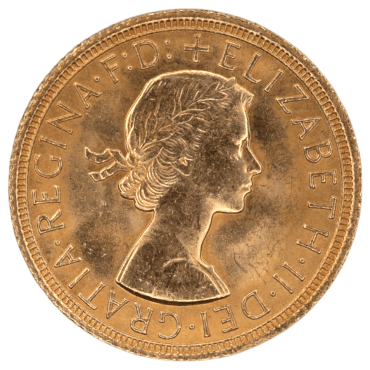 イギリス ソヴリン金貨 1964年 ロンドン鋳 エリザベス2世 聖ジョージの竜退治 - NJ BUYER'S MARKETPLACE