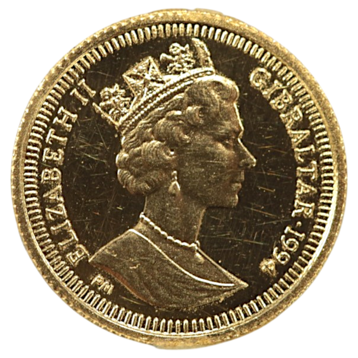 ジブラルタル 1/25クラウン金貨 1994年 ポブジョイ鋳 ピーターラビットと母と妹たち