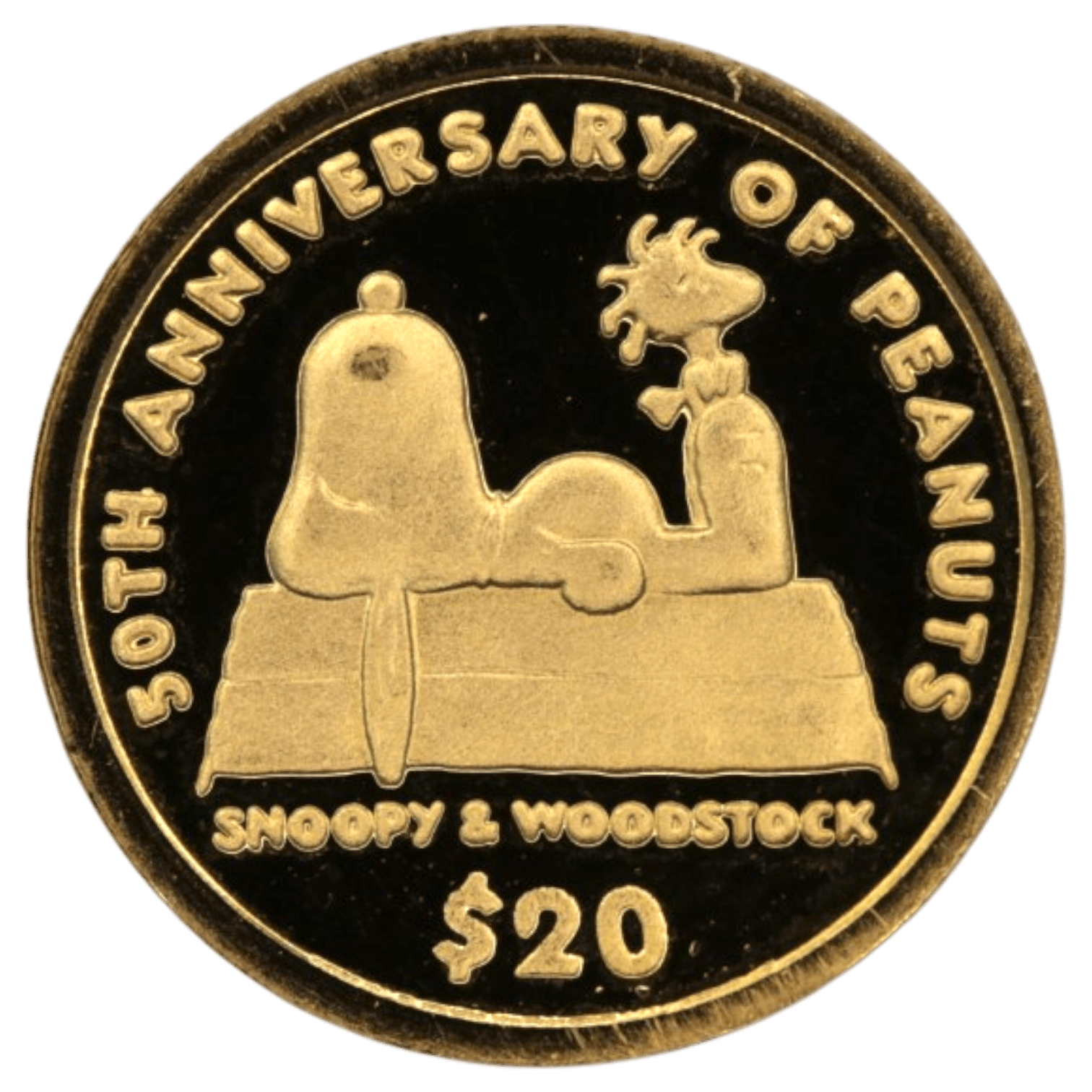 ニウエ 20ドル金貨 2000年 ポブジョイ鋳 スヌーピー ピーナッツ50周年 - NJ BUYER'S MARKETPLACE