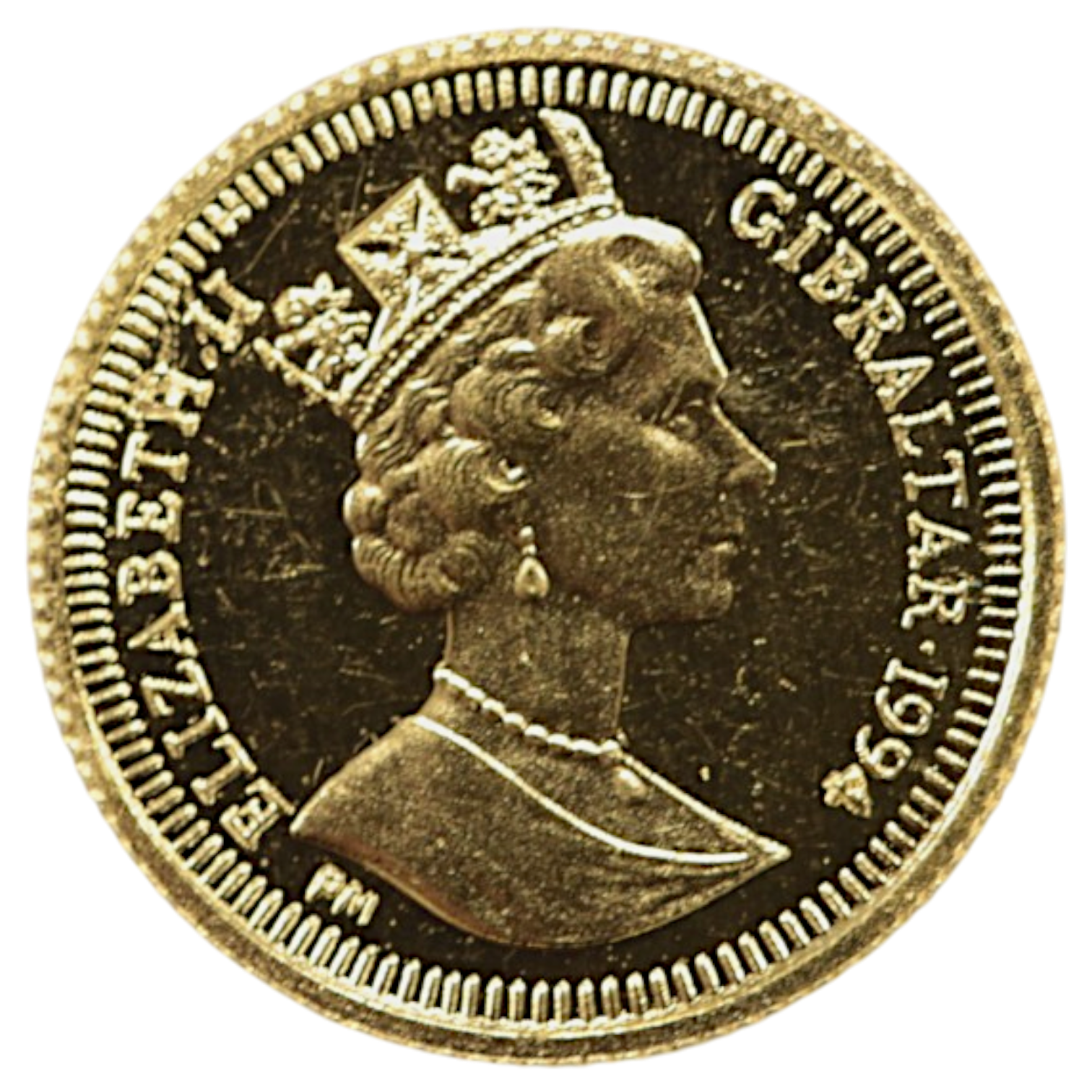ジブラルタル 1/25クラウン金貨 1994年 ポブジョイ鋳 ピーターラビットと母と妹たち