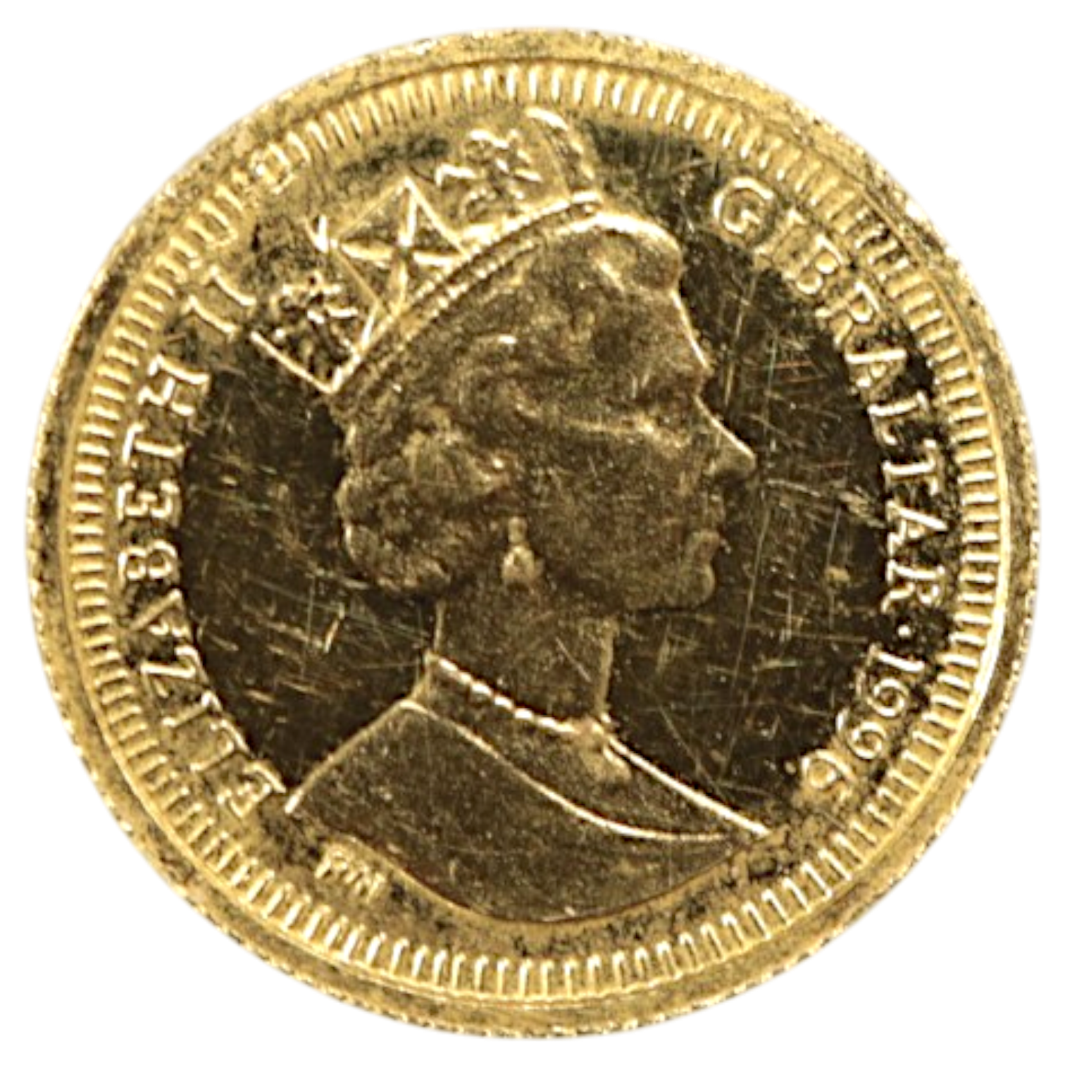 ジブラルタル 1/25クラウン金貨 1996年 ポブジョイ鋳 ピーターラビット
