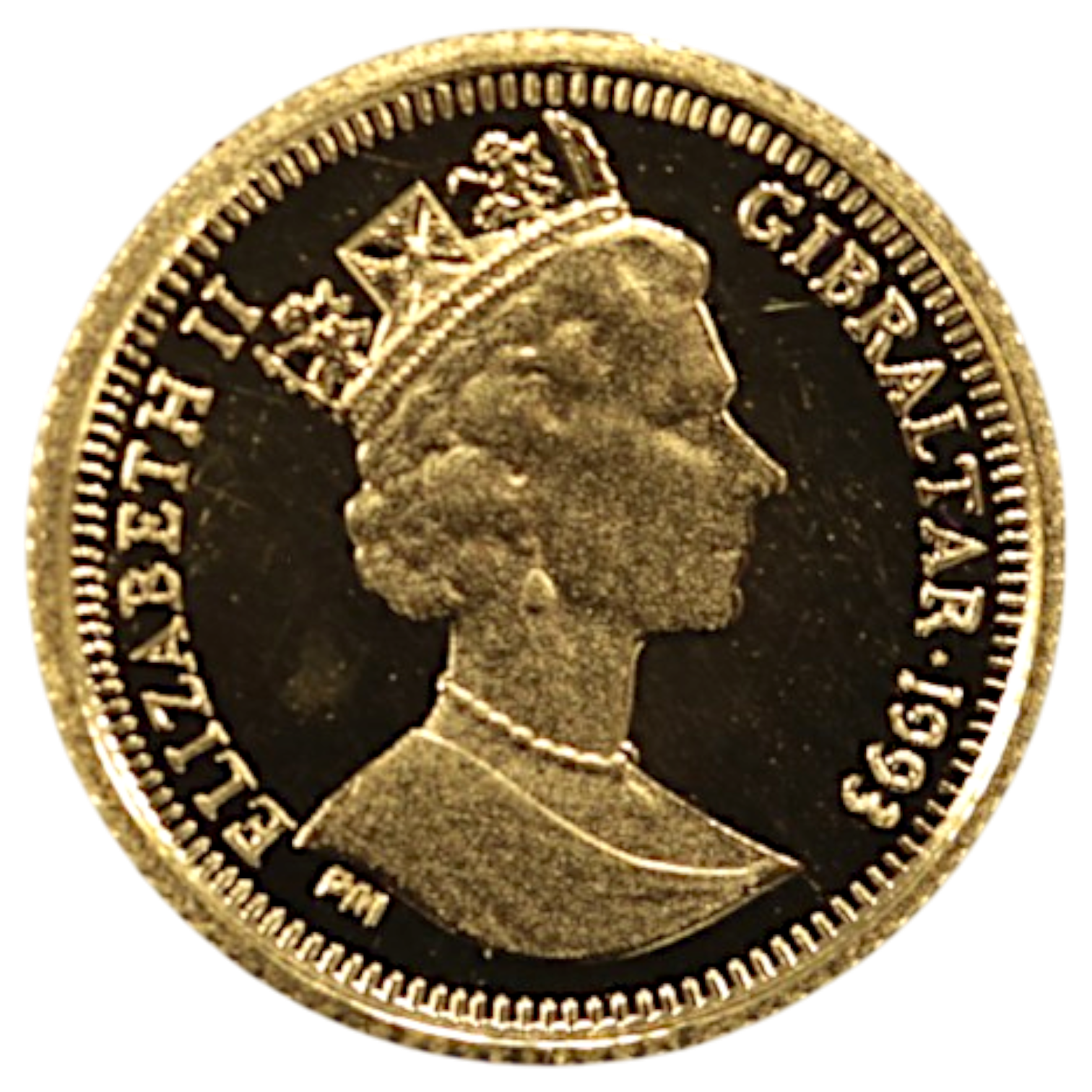 ジブラルタル 1/25クラウン金貨 1993年 ポブジョイ鋳 ピーターラビット