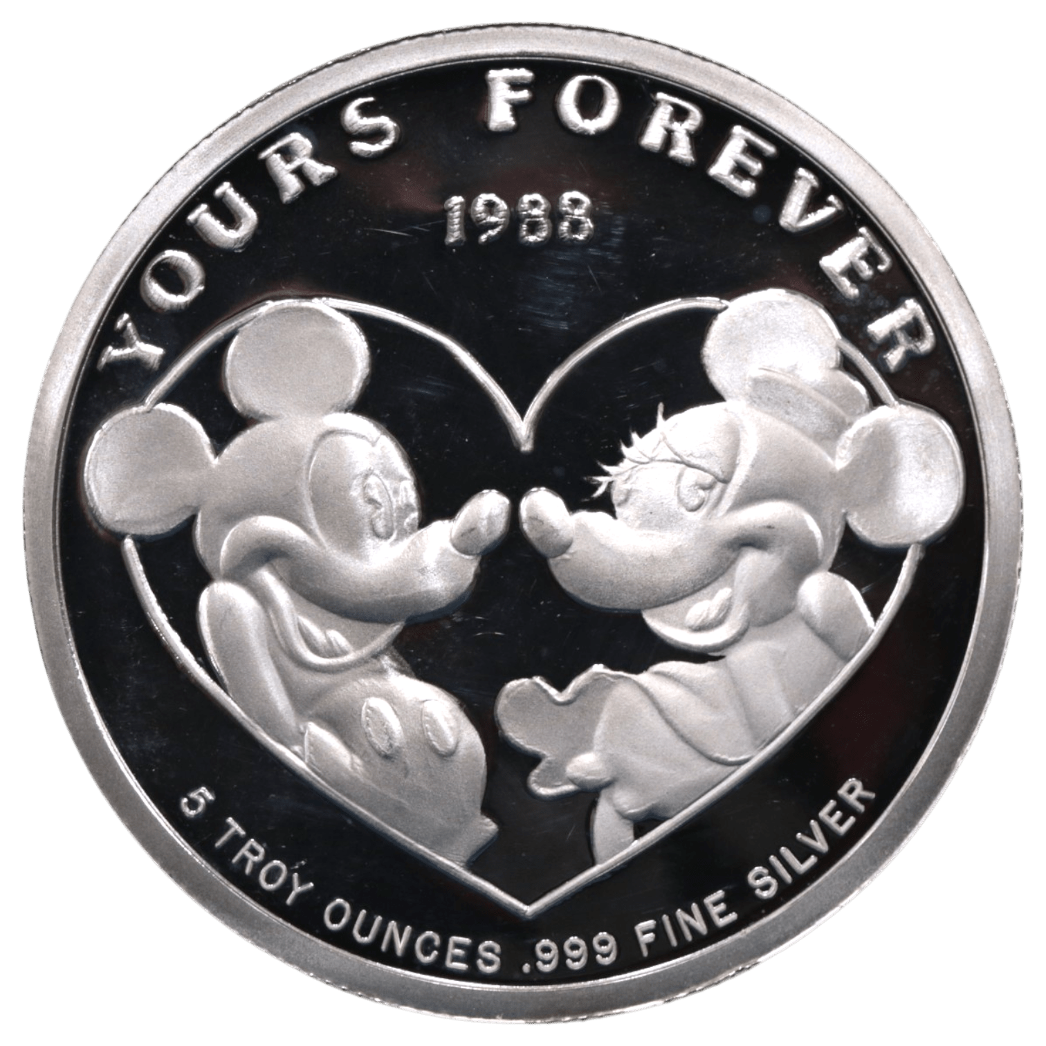 ディズニー 5オンス純銀貨 1988年 - NJ BUYER'S MARKETPLACE