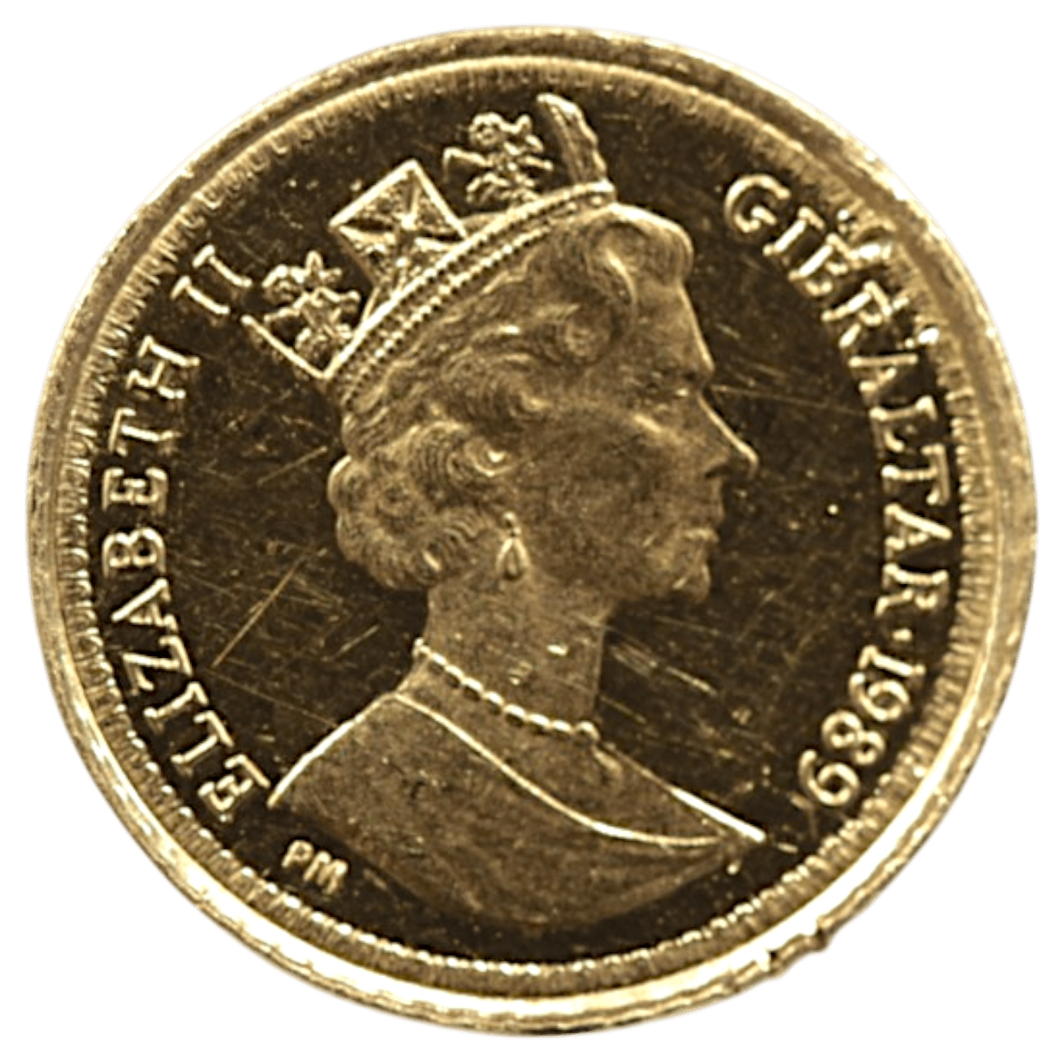 ジブラルタル 1/4ソヴリン金貨 1989年 ポブジョイ鋳 ウナとライオン - NJ BUYER'S MARKETPLACE