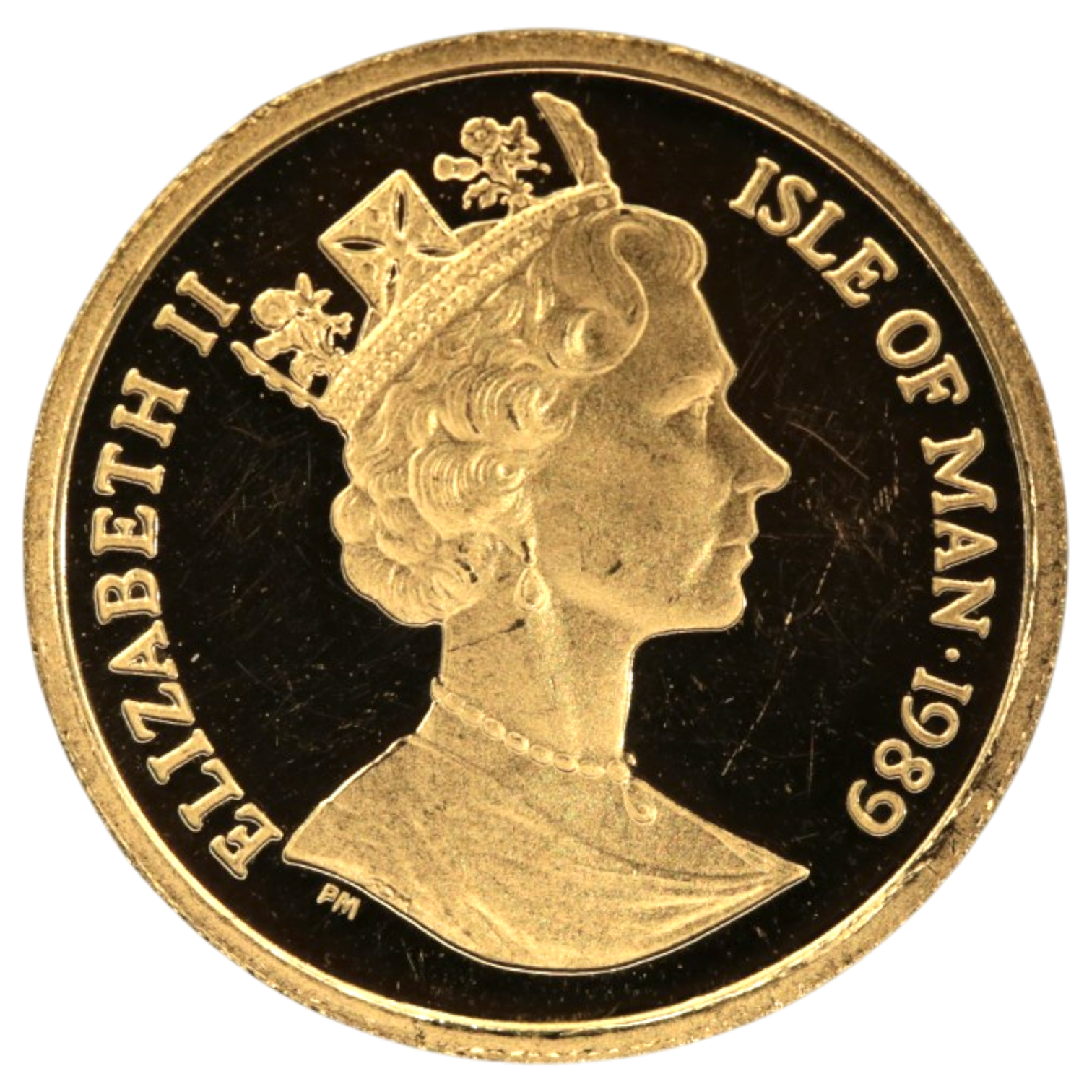 マン島 1/5クラウン金貨 1989年 ポブジョイ鋳 ペルシア